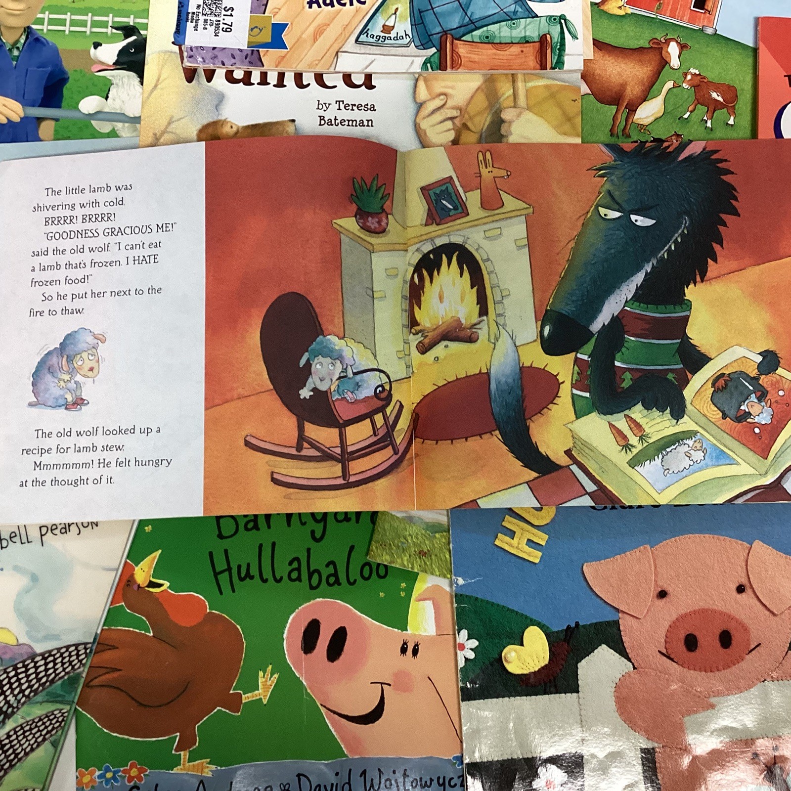 Children’s Random Farm & Animal Stories Preschool Daycare Classroom 20 Book Lot
