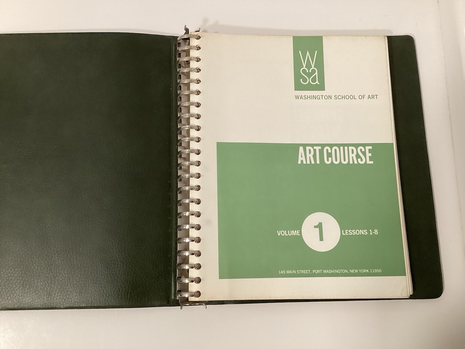 Washington School Art Blinder Lessons *1961 & 1958 Books Set College Classes Set