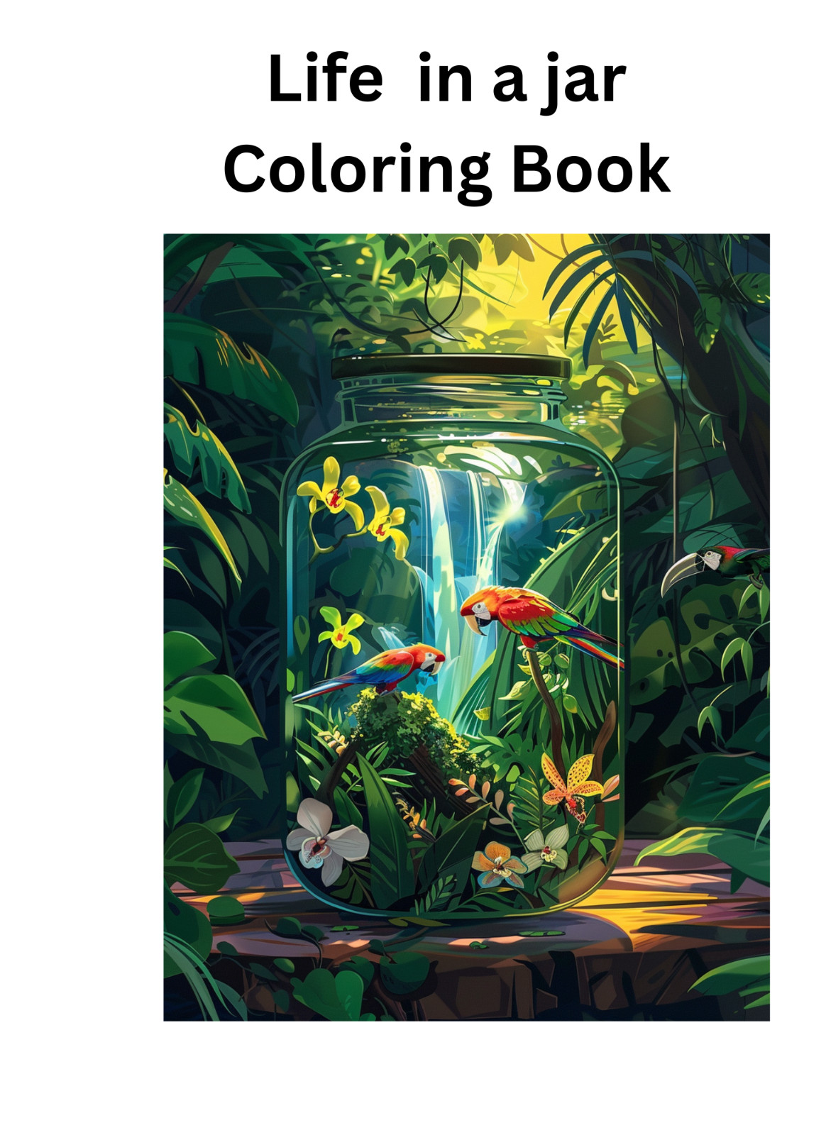 Life in z jar coloring bookhours of fun