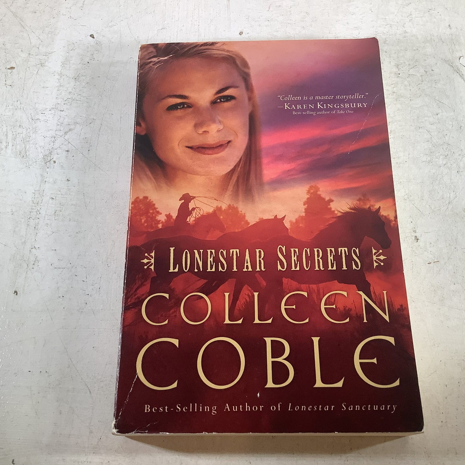 Colleen Coble Lonestar Series 1-4 Lot of 4 Trade PBs VG Christian Fiction