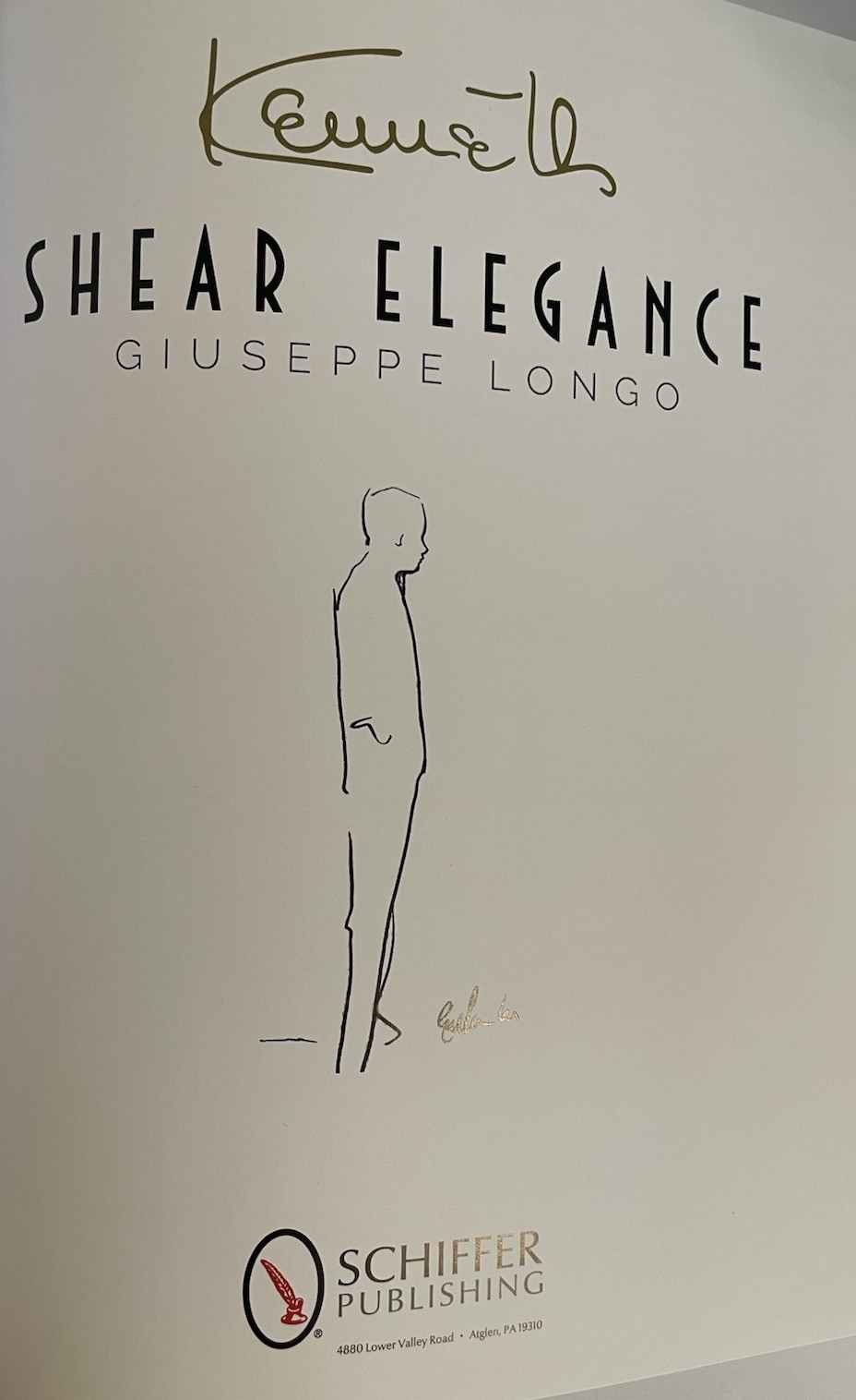 Shear Elegance-Guiseppe Longo Hairstylist-Hardcover Edition Book