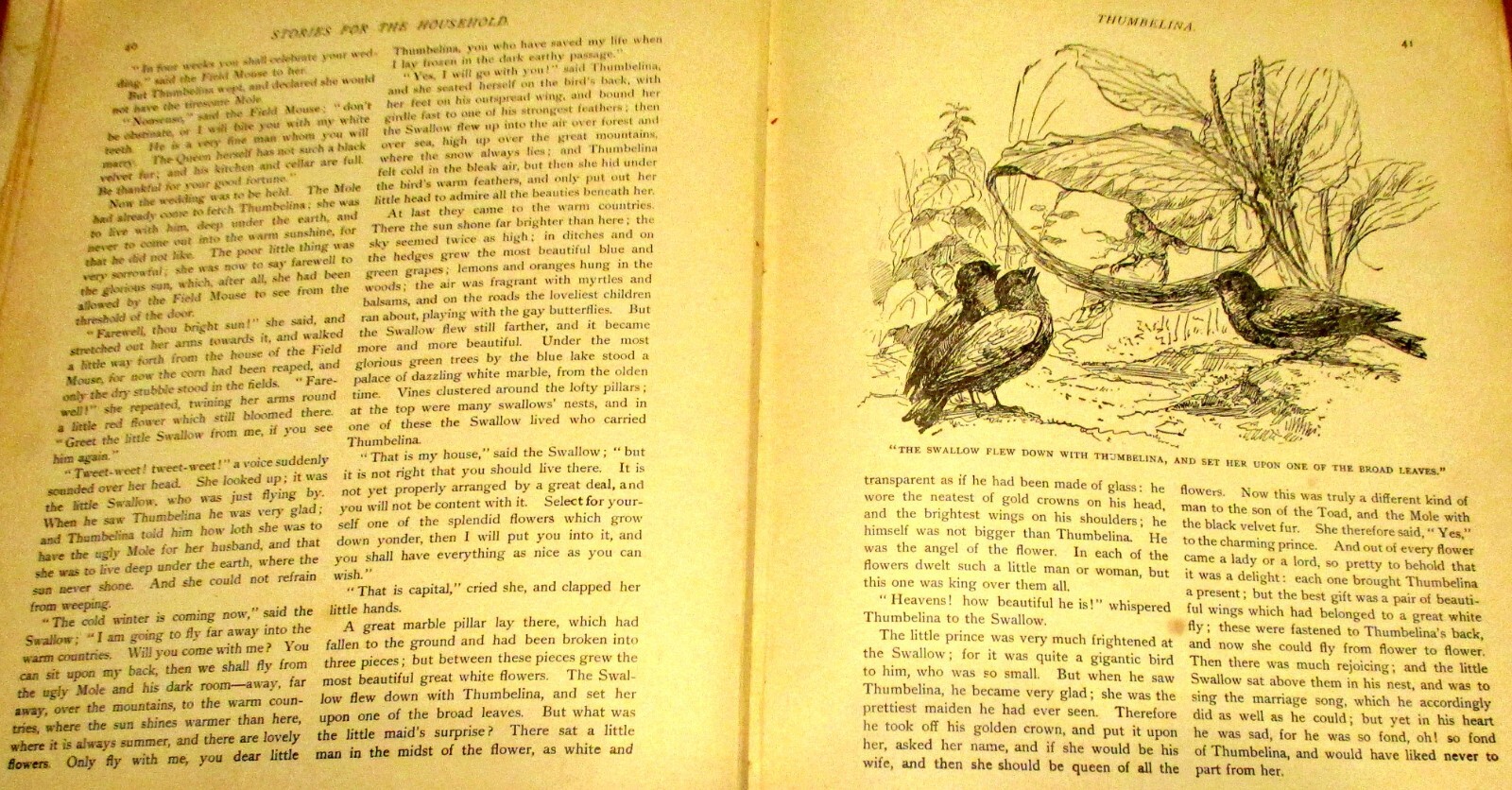 1903 Hans Christian Andersen’s Stories For The Household H/C 284 Pages