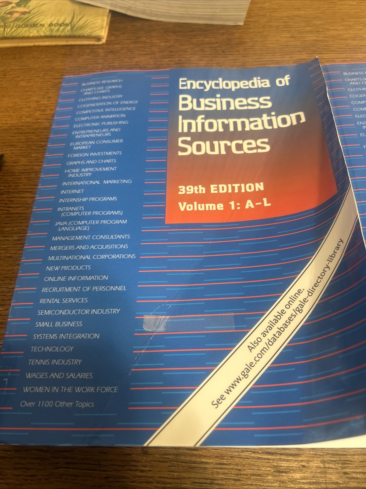 Encyclopedia of Business Information Sources 39th Ed. SET A-Z Paperback Book