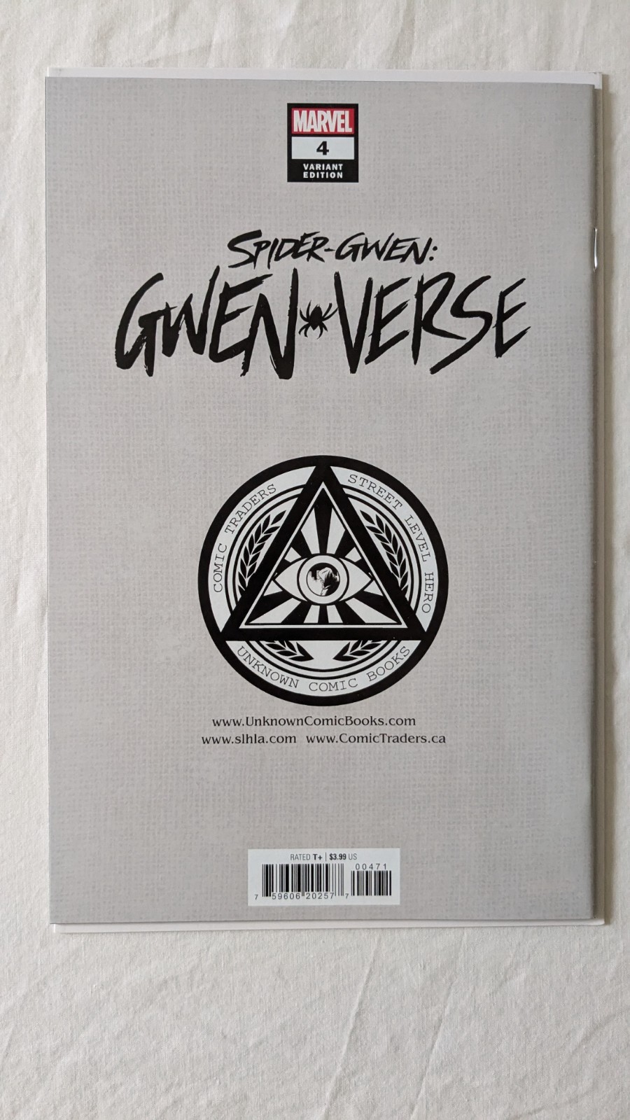 Spider-Gwen Gwenverse #4 – Philip Tan Virgin Variant Unknown Comics