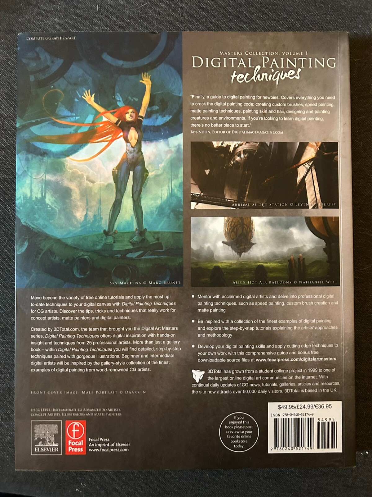 Digital Painting Techniques: Masters collection VOL 1 paperback 27.5cm x 21.5cm