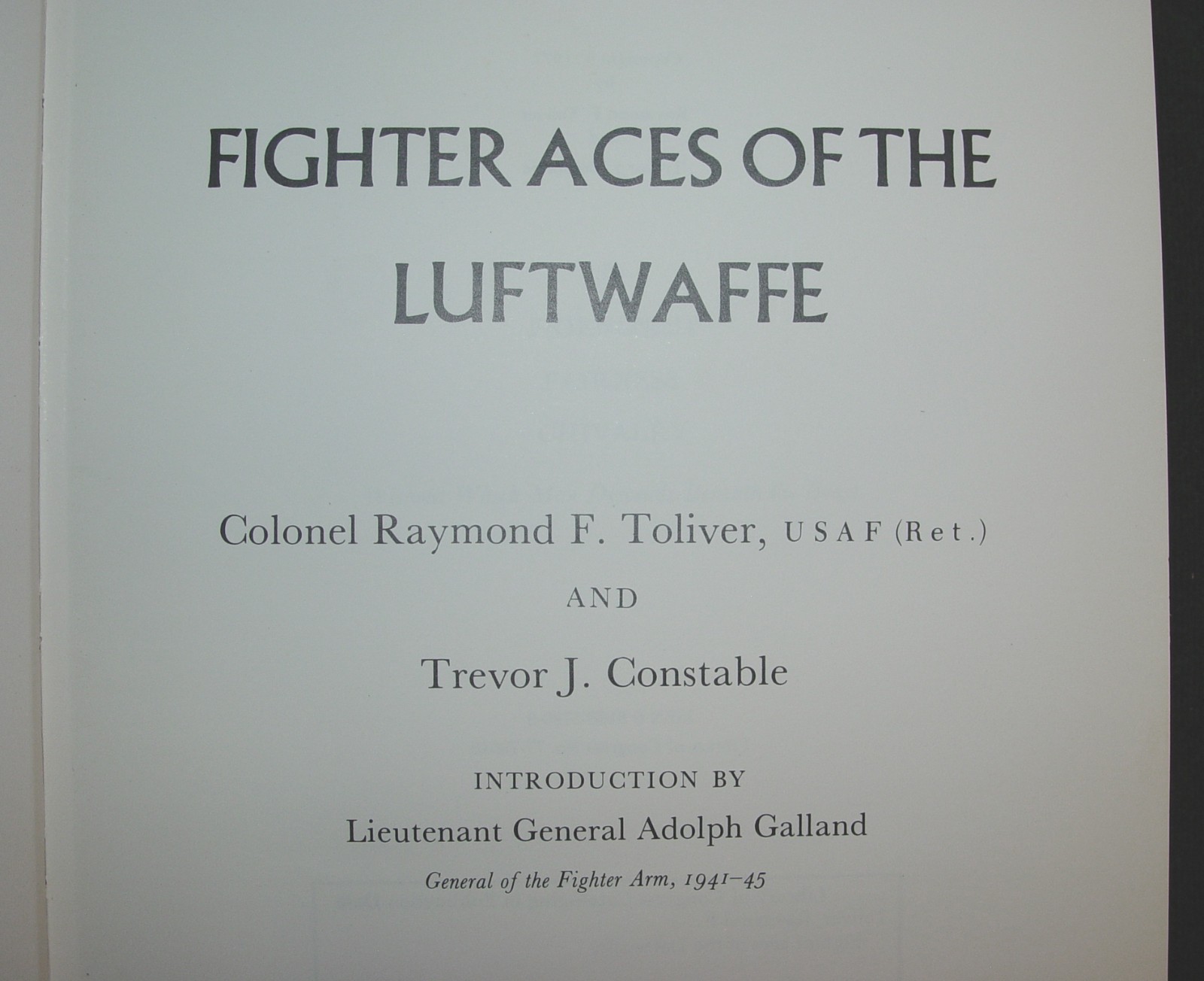 “FIGHTER ACES OF THE LUFTWAFFE” 432 pages Hardcover Illustrated Book
