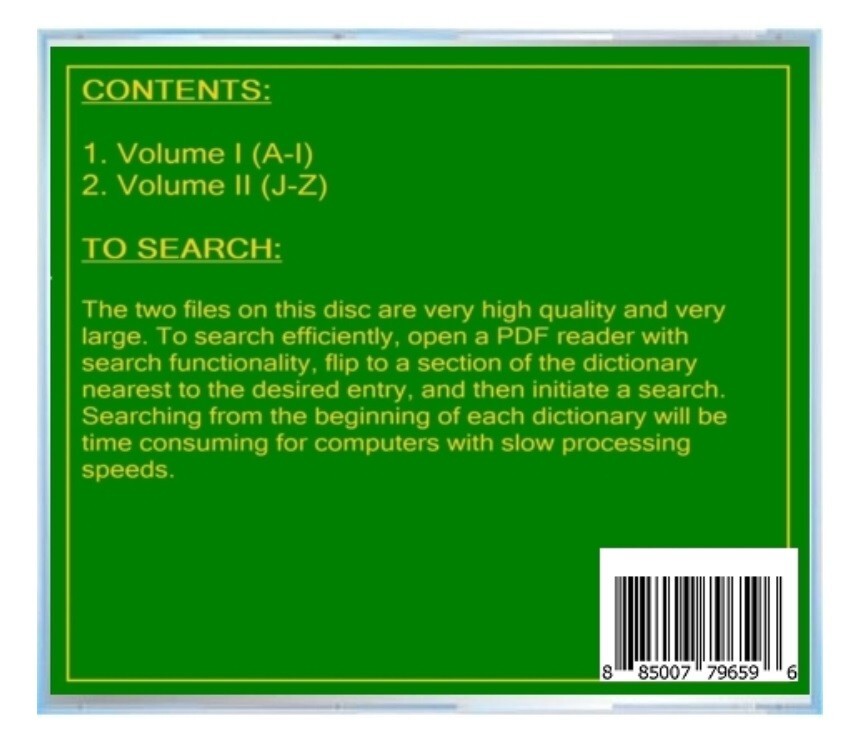 Webster’s 1828 American Dictionary of the English Language, Searchable Data Disc