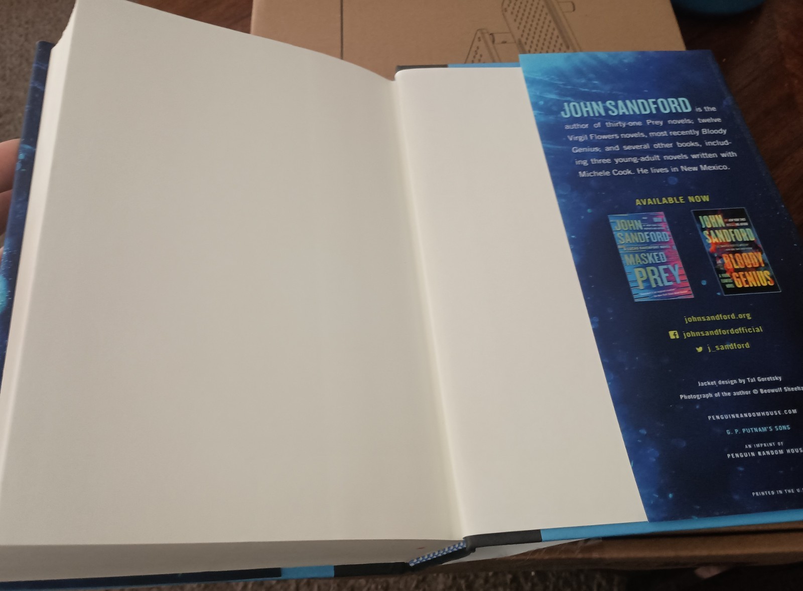 Ocean Prey by John Sandford (2021, Hardcover) with Dust jacket/Cover