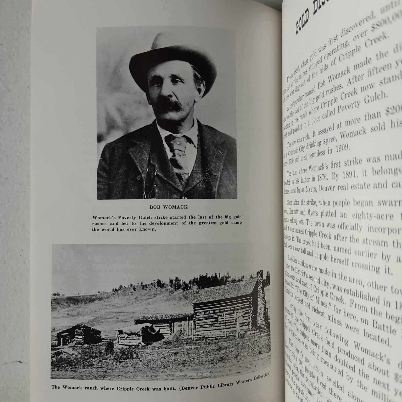 Cripple Creek! Colorado World’s Greatest Gold Camp Booklet Leland Feitz 58 Pages