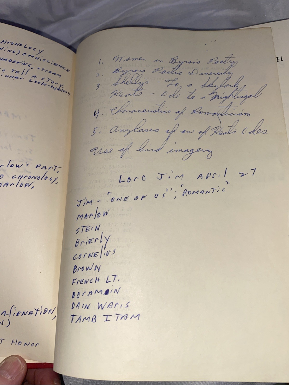 Vintage Major British Writers Enlarged Edition Volume II 1954 hardcover + Notes