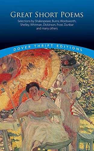 Great Short Poems: Selections by – Paperback, by Paul Negri – Very Good x