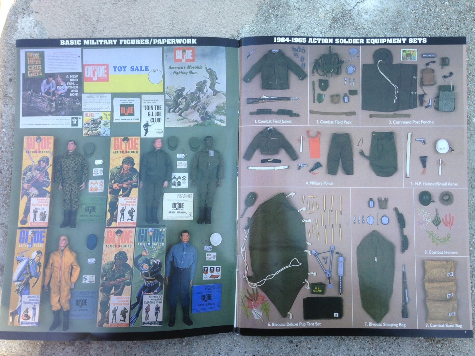 GI JOE VINTAGE ID GUIDE BOOK 1964, 1965, 1966, 1967, 1968, 1969, 1970, 1971, 12″