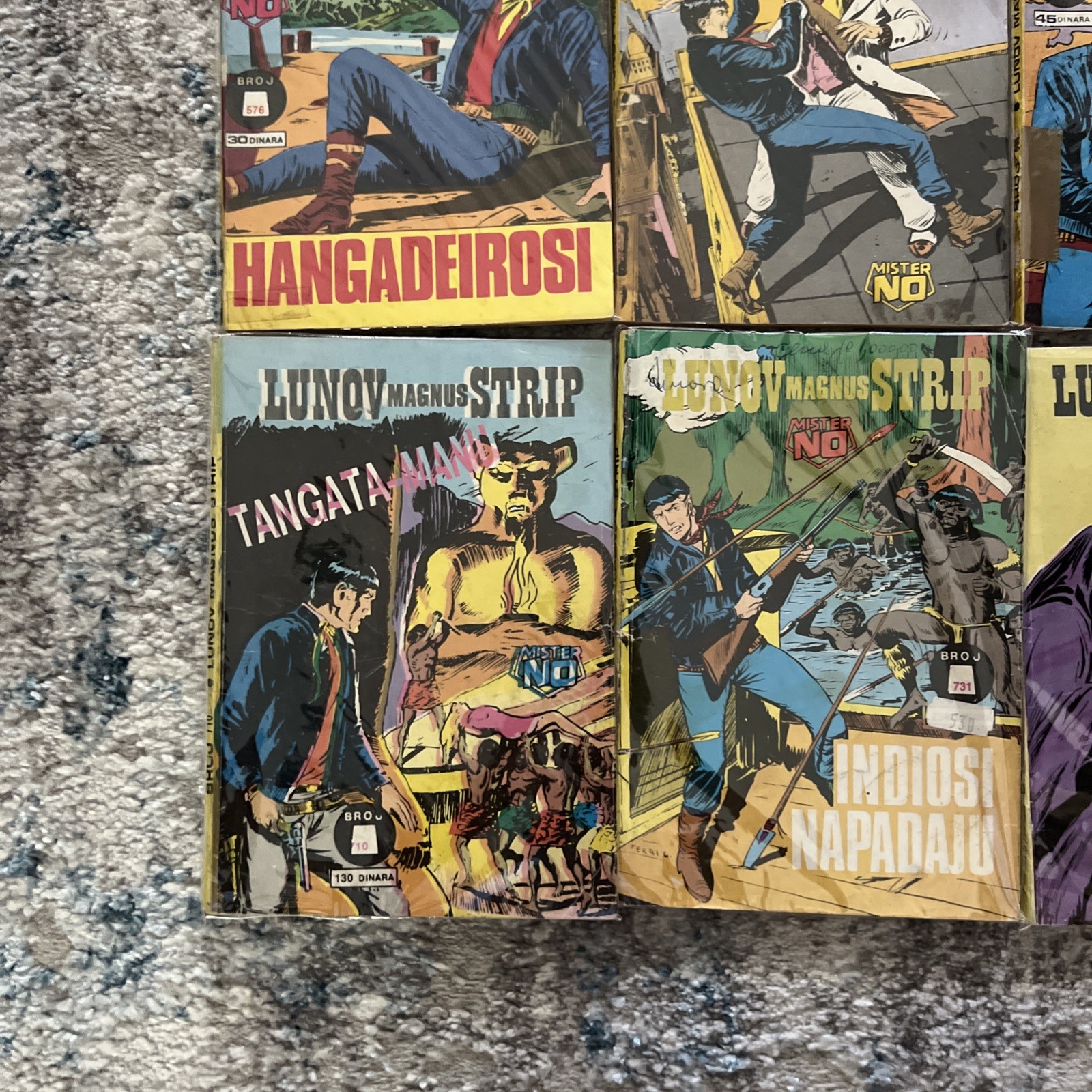 MISTER NO LUNOV MAGNUS STRIP LOT 10 KOMADA