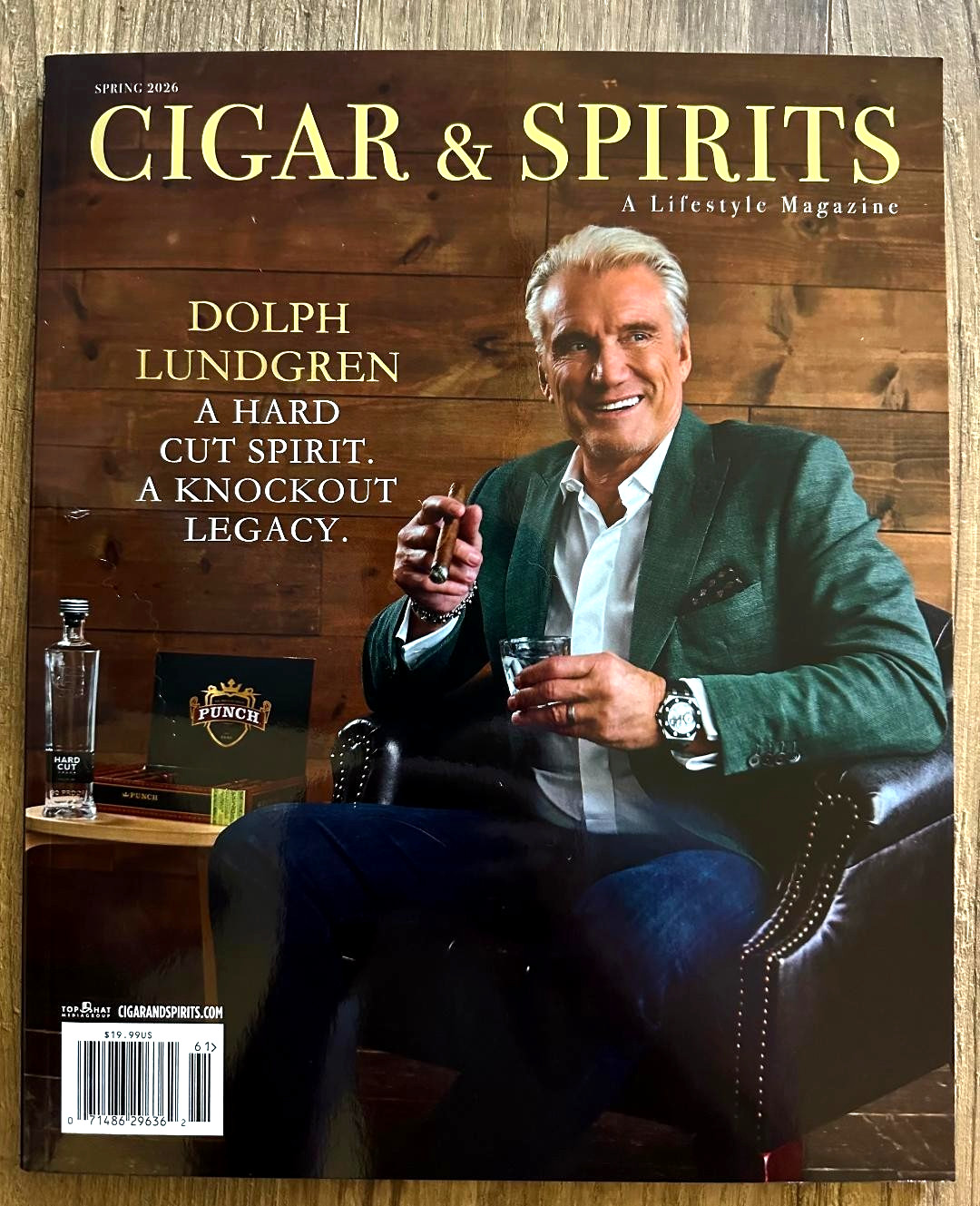 CIGAR & SPIRITS LIFESTYLE Magazine Spring 2026 DOLPH LUNDGREN ROCKY Steve Ferron