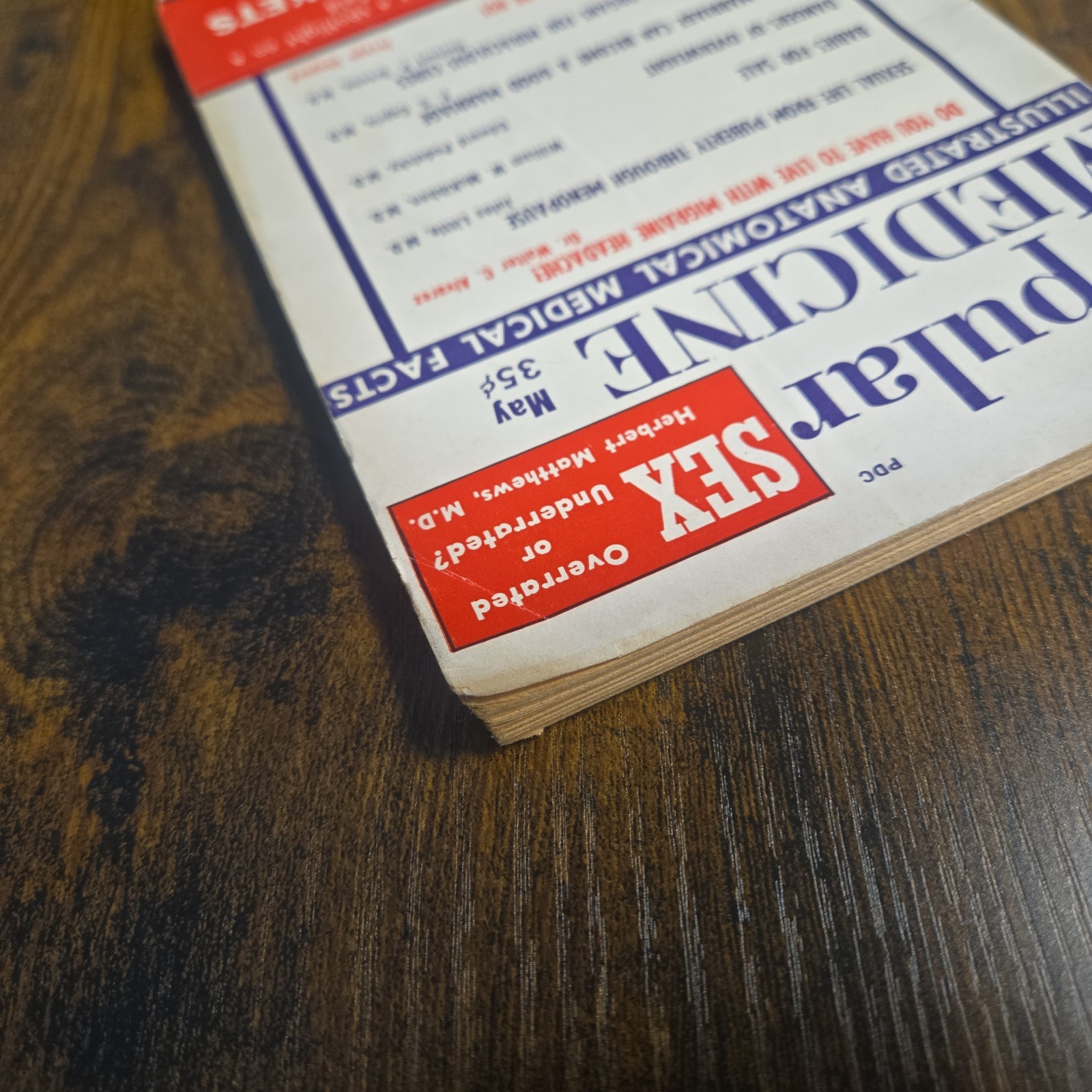 Popular Medicine Digest Magazine S** Overrated Or Underrated May 1959 Vintage.