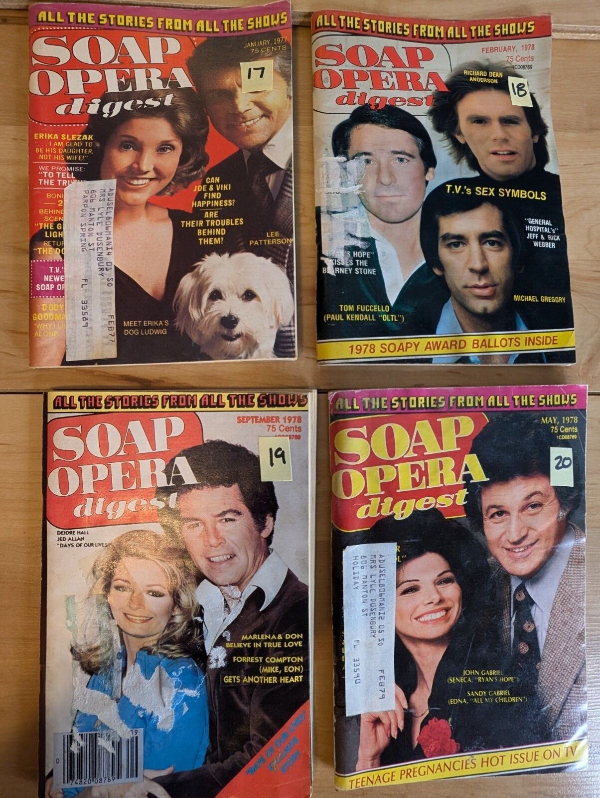 Soap Opera Digest Magazine 1979 1980 1981 Vintage