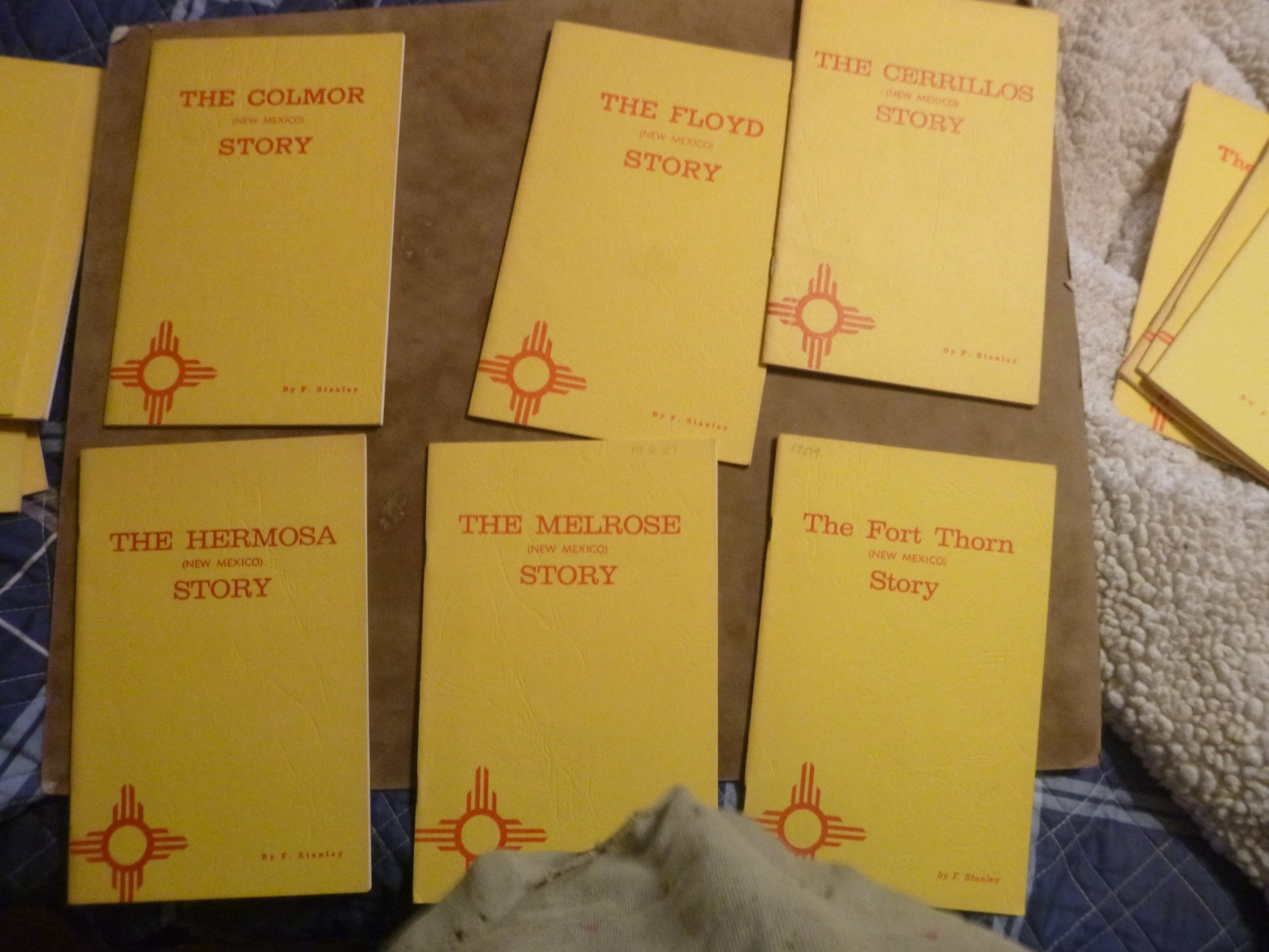 F. Stanley, New Mexico Booklets Price is per book. Abo to Wallace. 28 different