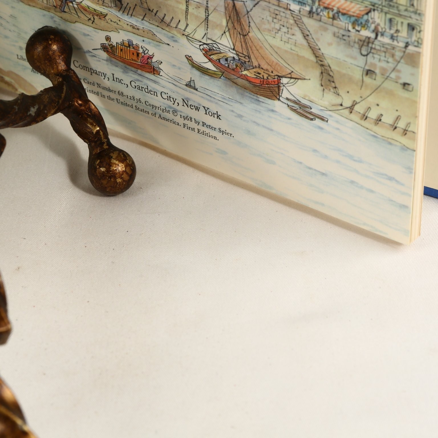 Hurrah, We’re Outward Bound! Peter Spier 1968 First Ed Reinforced Library