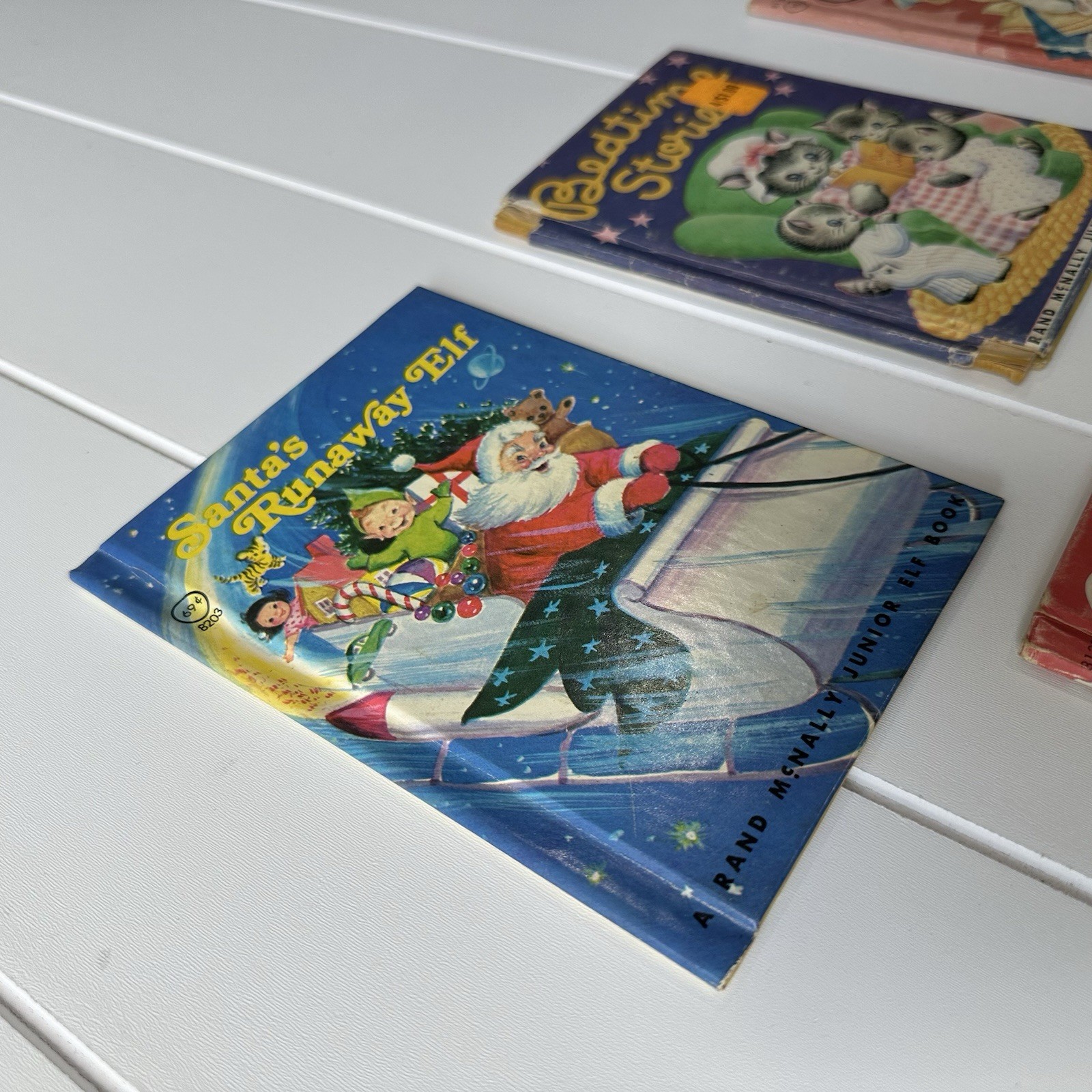 Lot of 5 Vintage Rand McNally Junior Elf Books For children