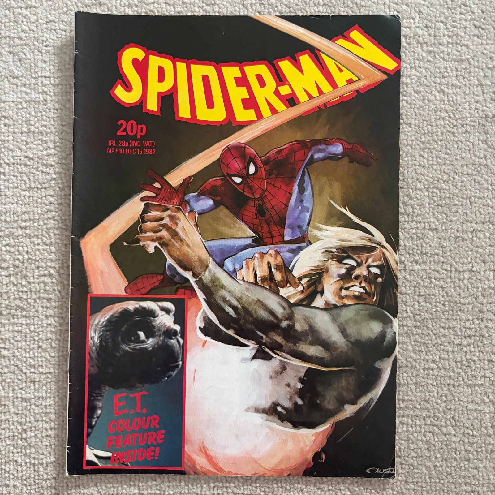 Marvel UK Comic 1982 – Spider-Man – Issue 510 511 512 513 514 515