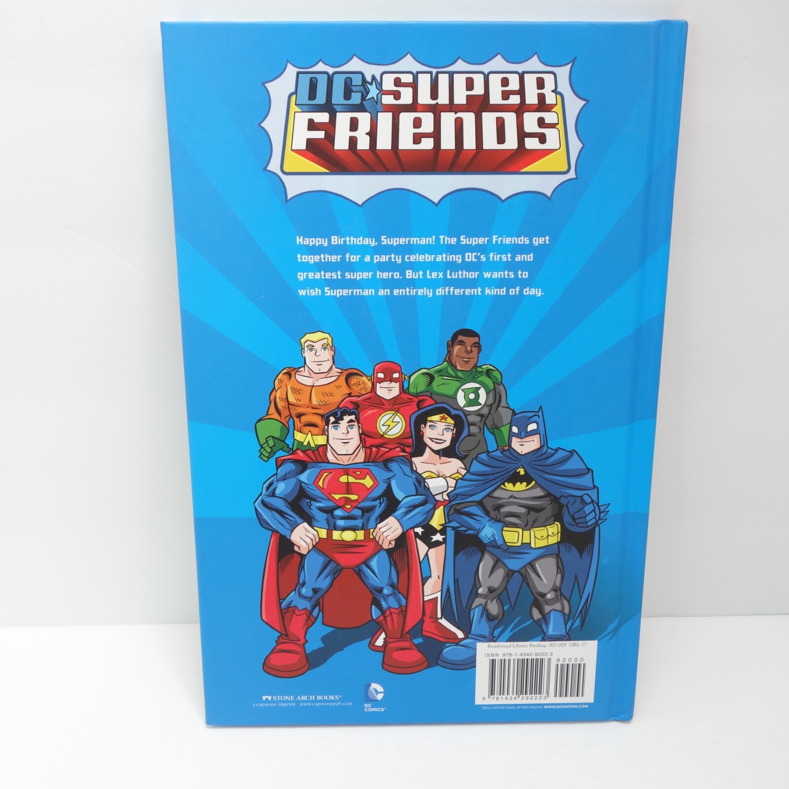 DC Comics Book Lot of 4 Superman Superhero Adventures Hardcover Storybook