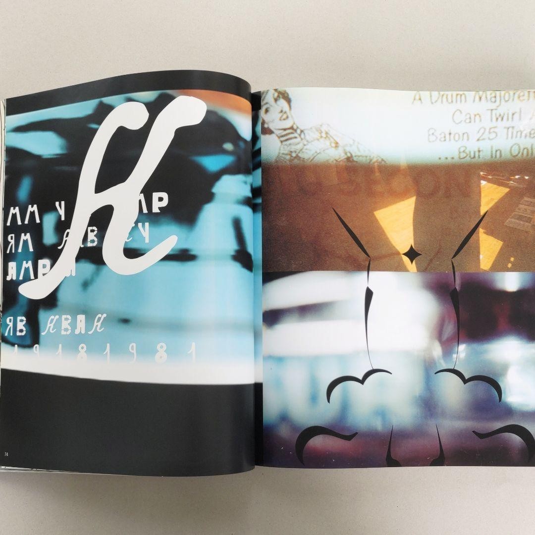 David Carson Graphic Design Collection Book 2003 480 pages From Japan used