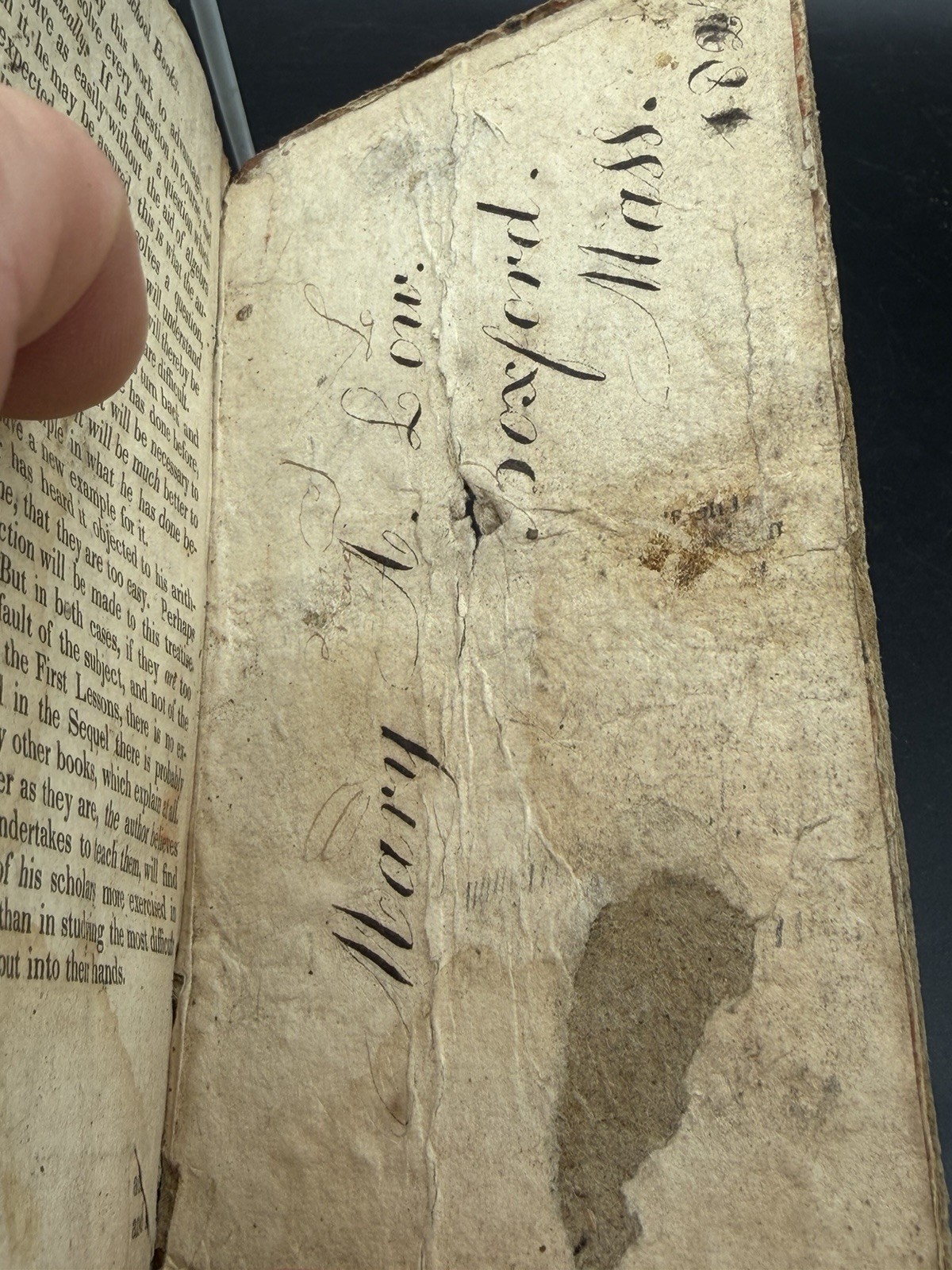 1826 Antique Colburn’s Intellectual Arithmetic Boston Boxford Mass Provenance
