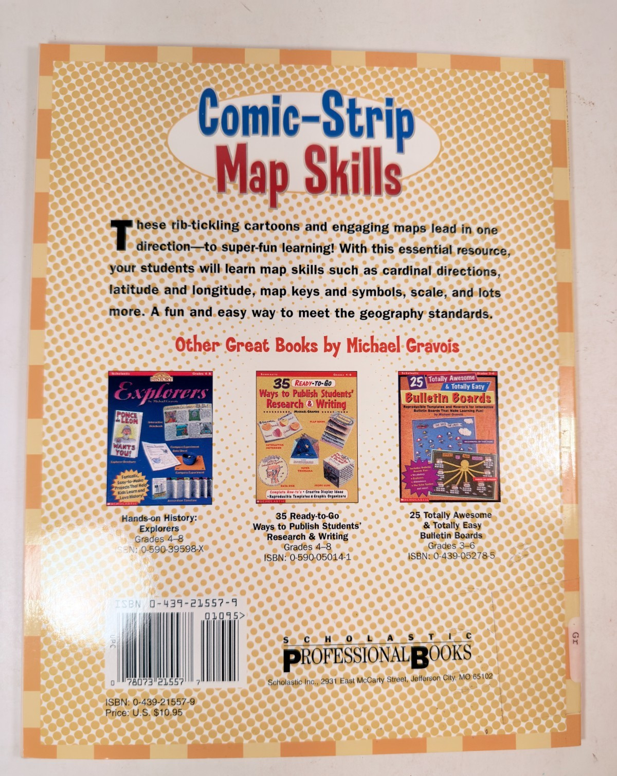 Scholastic Map Bundle of Teacher Resources 6 Book Set Grds 3 – 8 059039598X Good