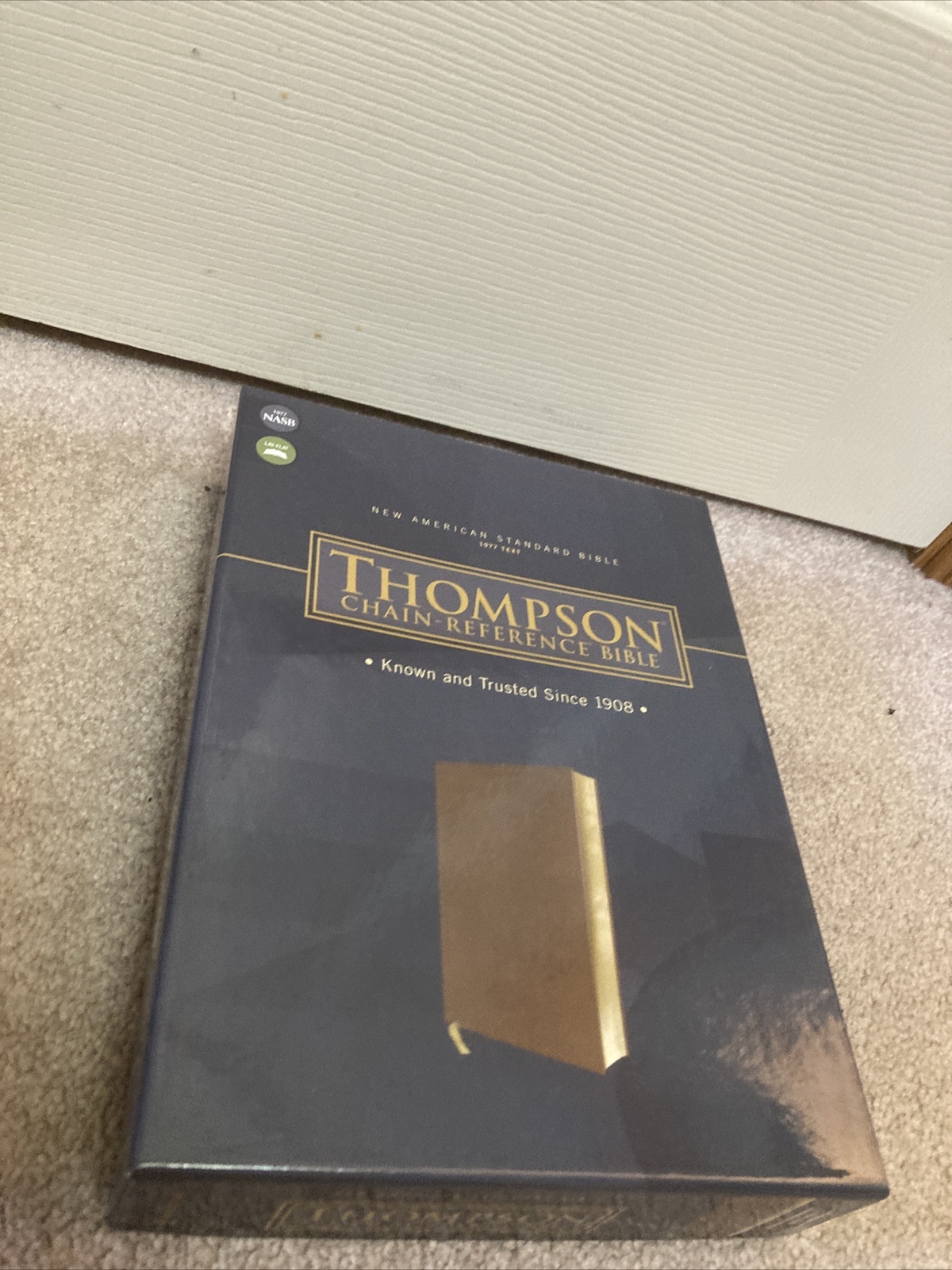 NASB THOMPSON CHAIN REFERENCE BIBLE 1977 RED LETTER BROWN LEATHER SOFT