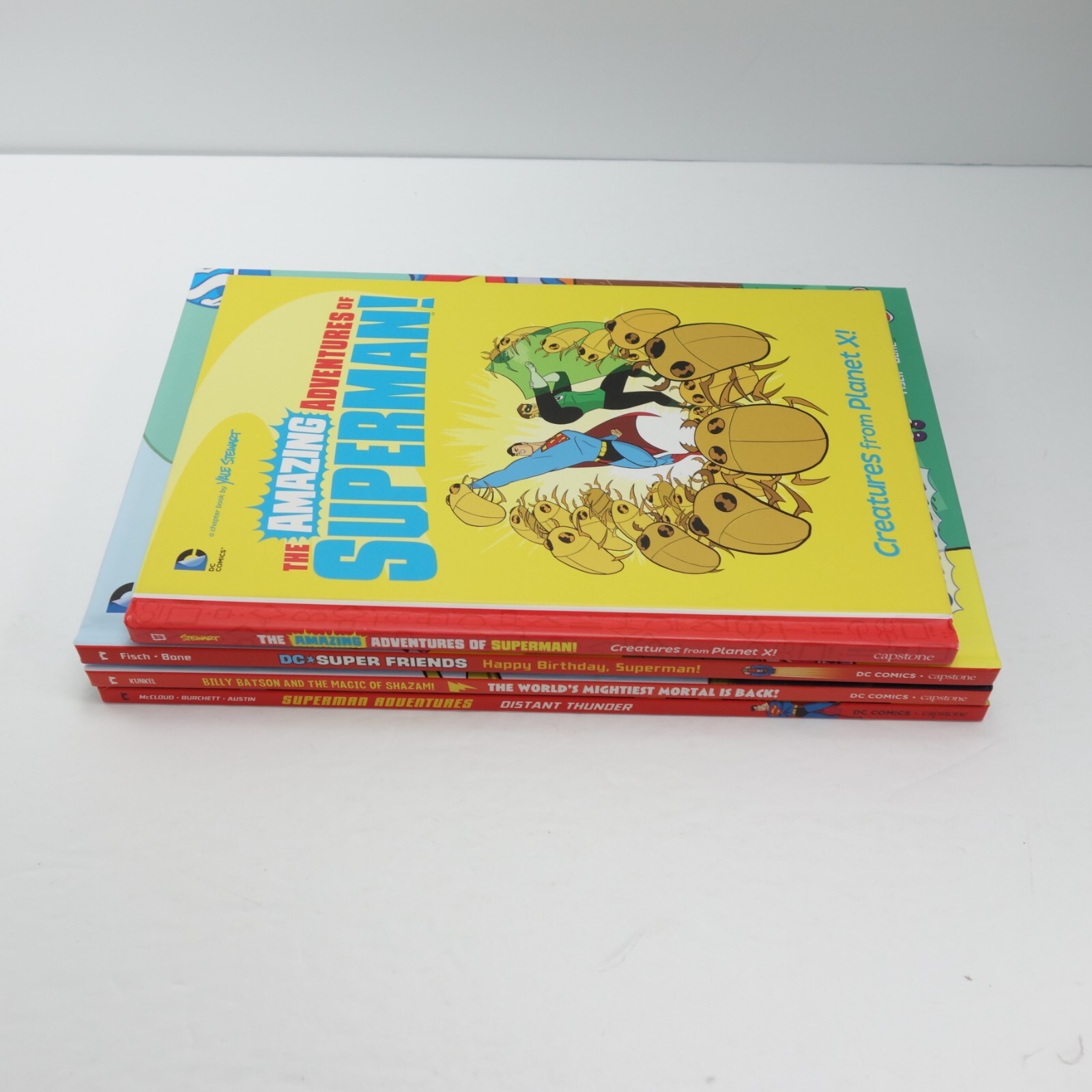 DC Comics Book Lot of 4 Superman Superhero Adventures Hardcover Storybook