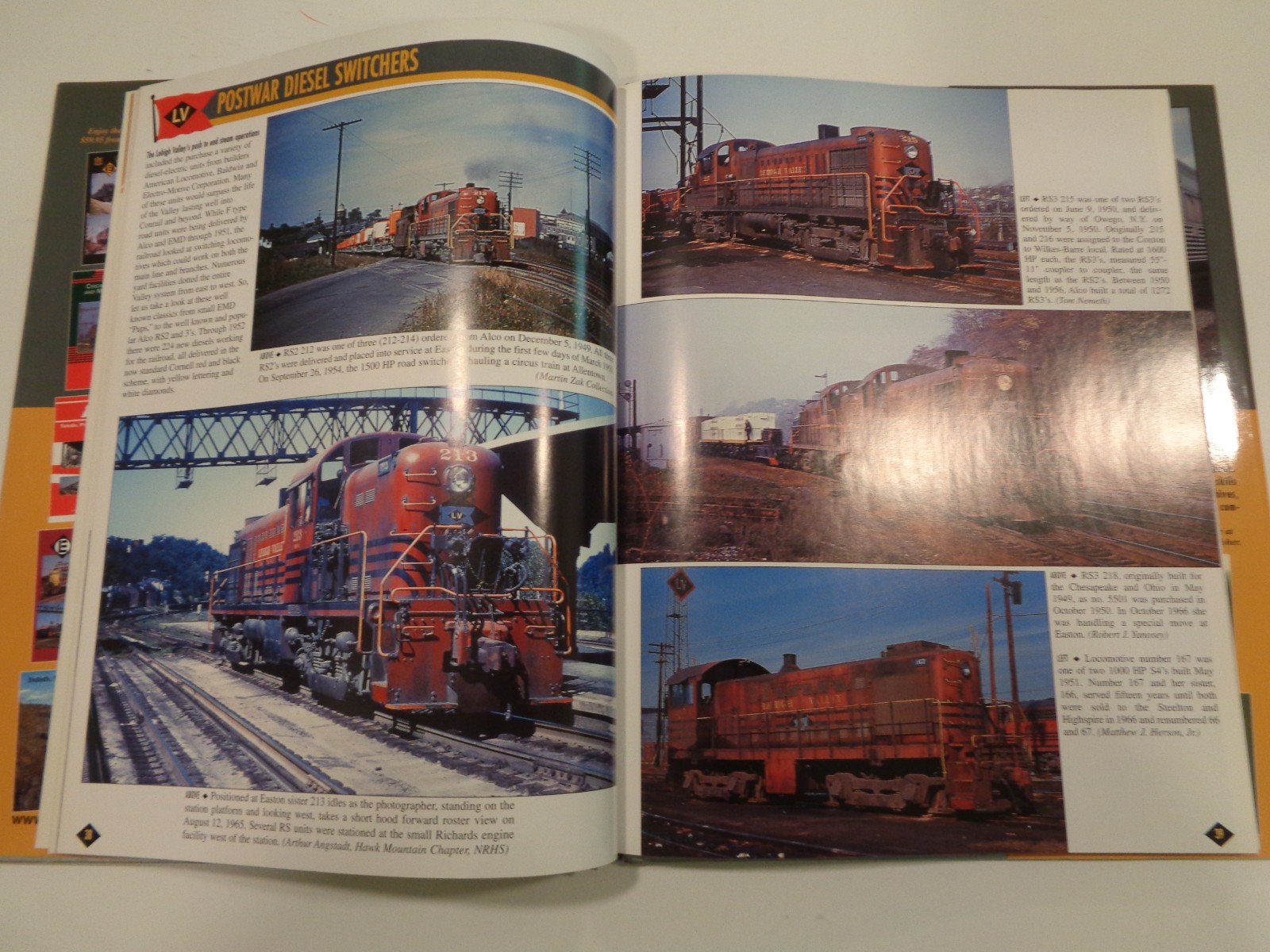 Lehigh Valley 4 in Color HBDJ Railroad History Morning Sun Books
