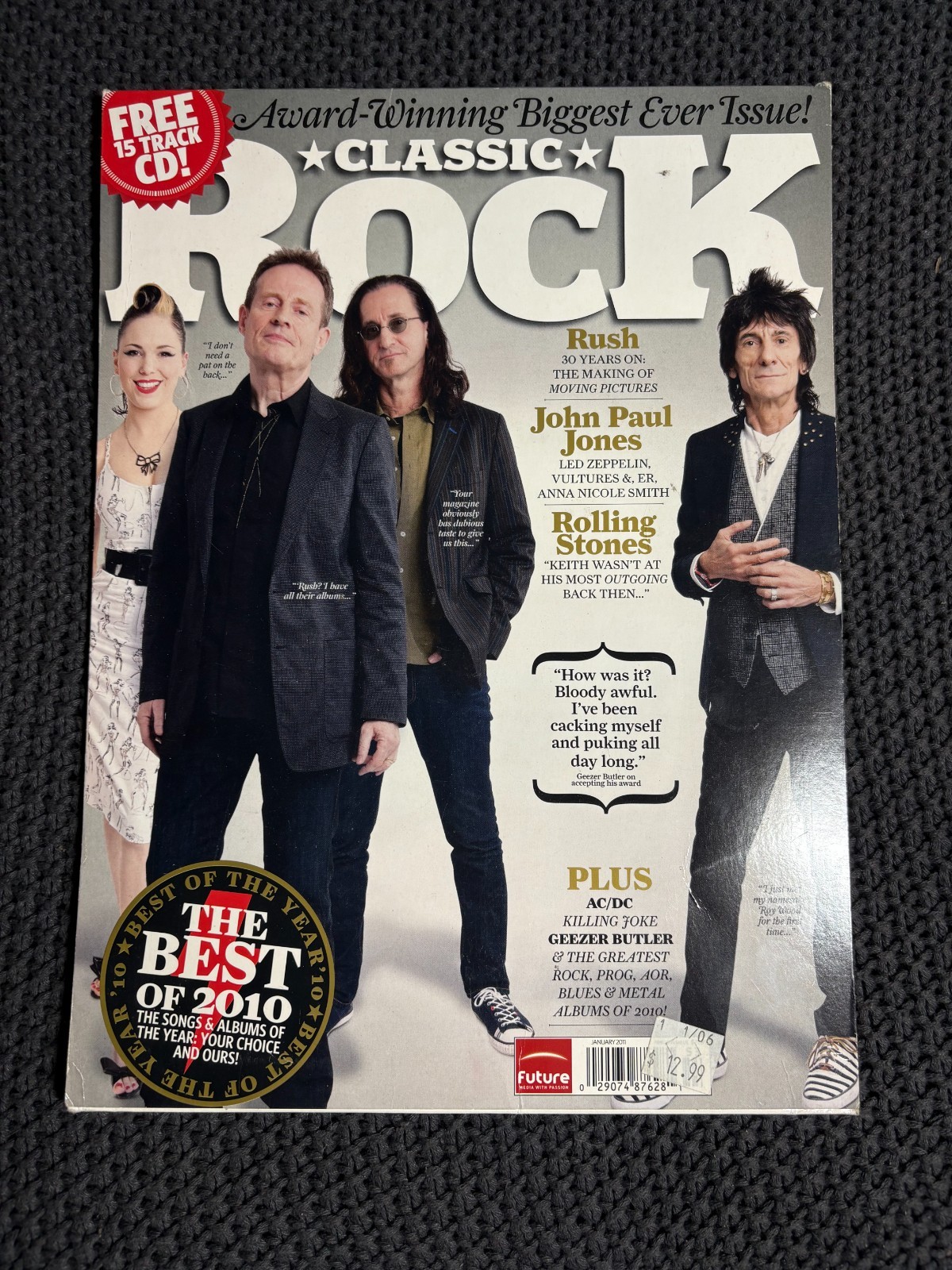 2010 CLASSIC ROCK Magazine Best of 2010 EN+ 6.5 in Slipcase with CD
