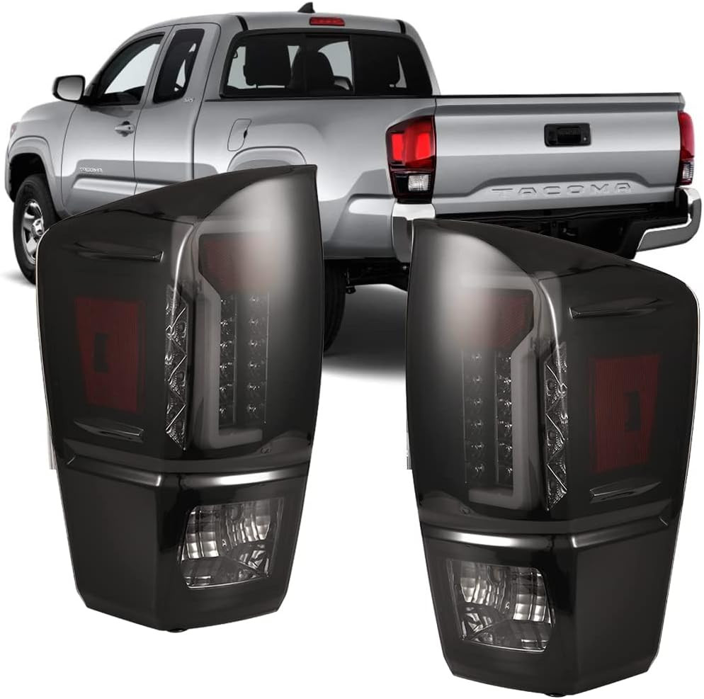 LED Taillights for 2016-2023 Toyota Tacoma Rear Tail Lights Assembly for [2016 2