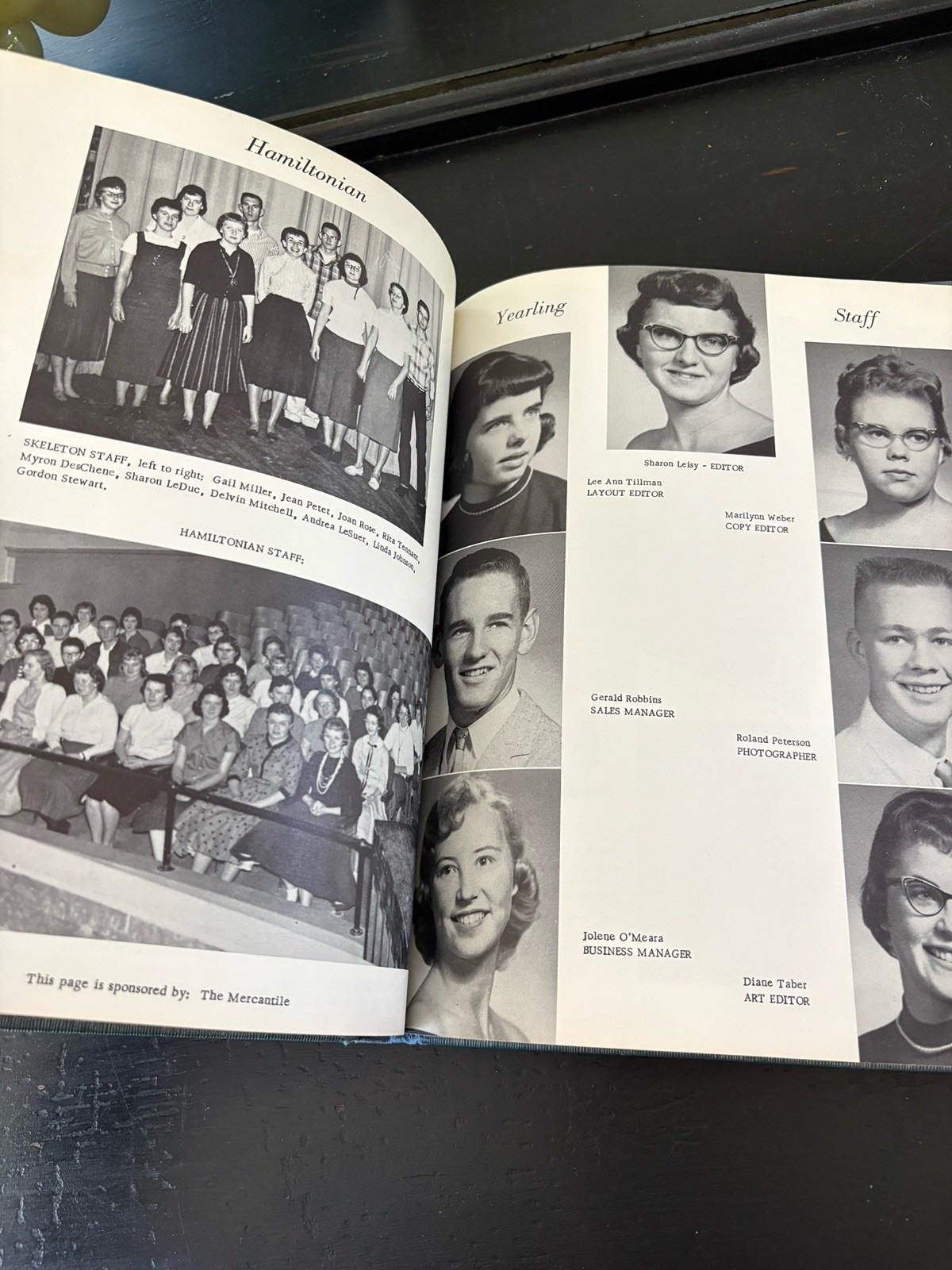 Vintage 1959 Hamilton High School Nevada Yearbook