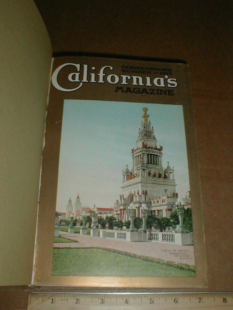 California Magazine rare book 1915 #1 original 672 pages illustrated history