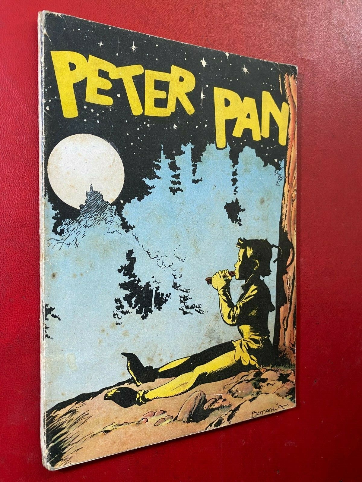 PETER PAN Ed. Audacia Supplemento a TEX (1954) Libro illustrato Dino BATTAGLIA