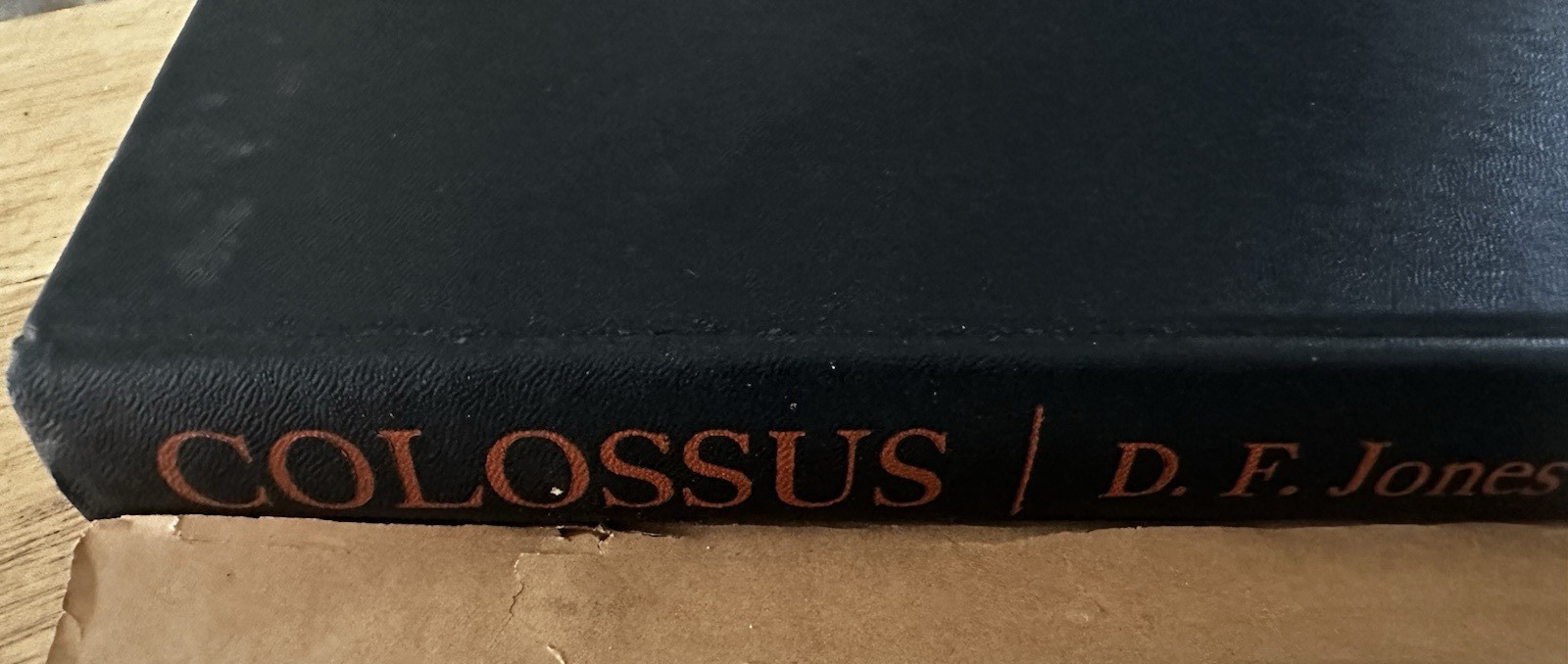 COLOSSUS by D. F. Jones Vintage 1966 HC DJ BCE Book Club Edition Vintage