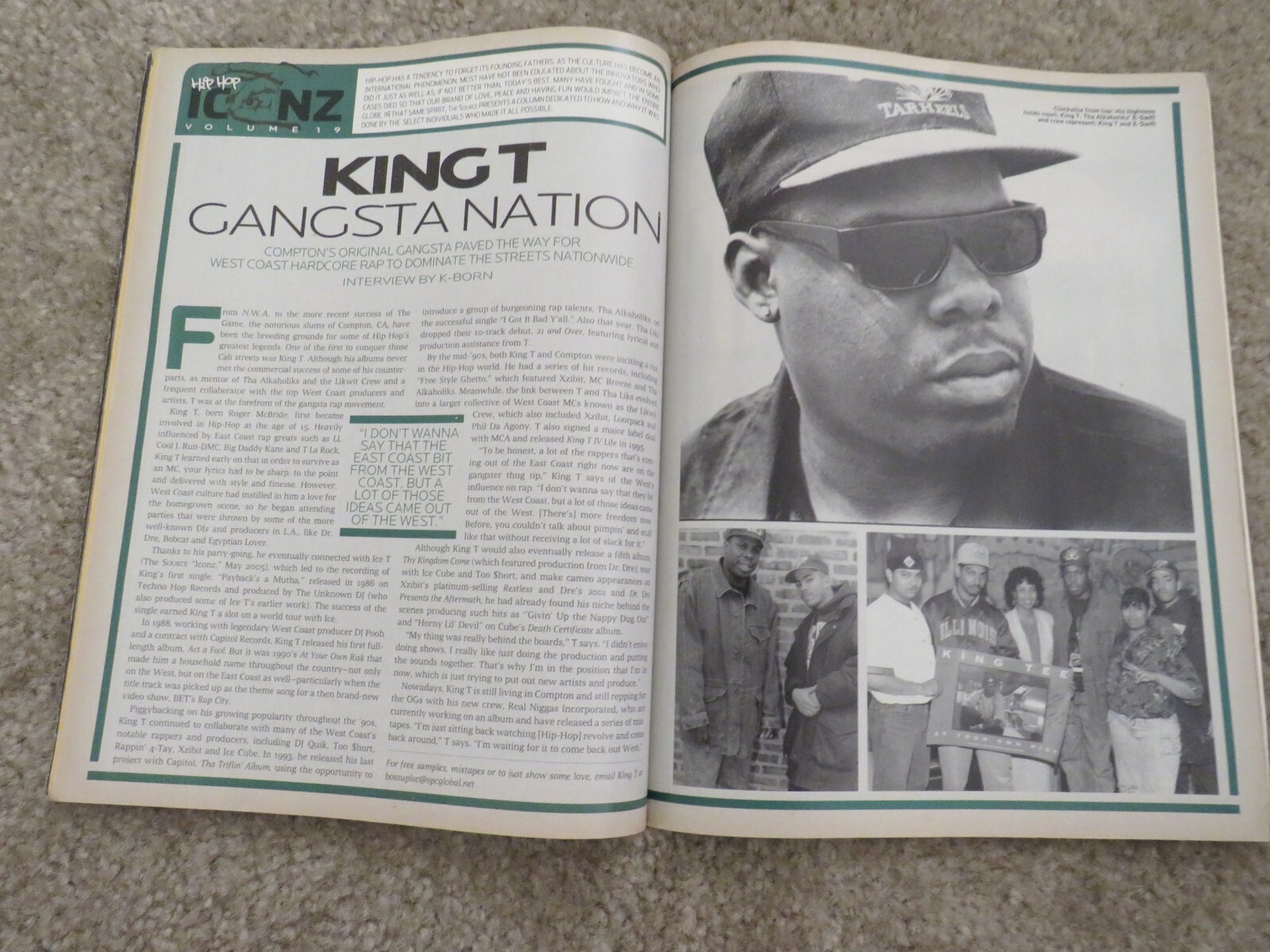 The Source magazine Rap 50 Cent G Unit King T Hot 97 Tru Life Farrakhan Spins