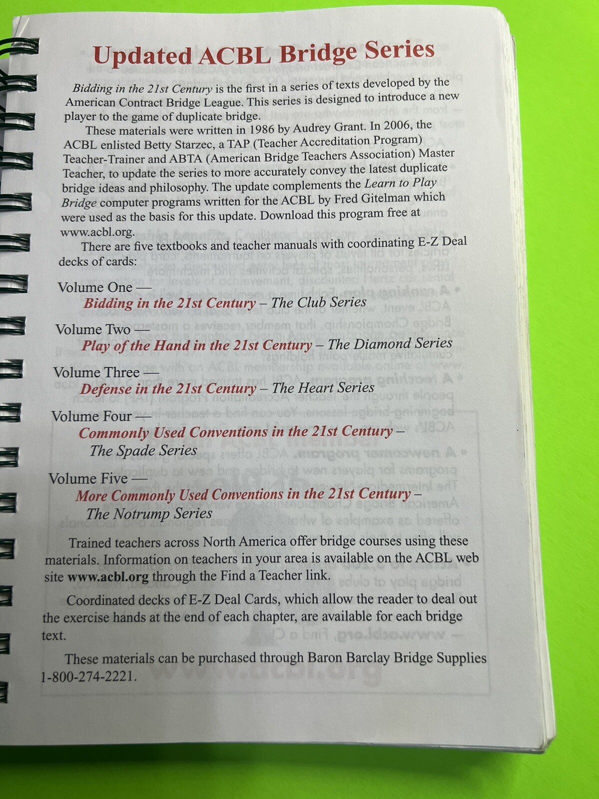 Bidding in the 21st Century by Betty Starzec and Audrey Grant (2007, Spiral)