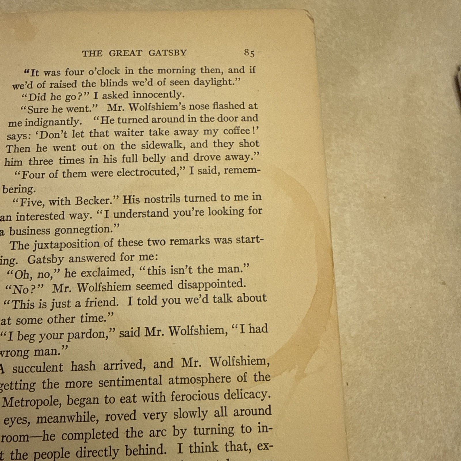 THE GREAT GATSBY by F. SCOTT FITZGERALD 1st EDITION, 1st PRINTING 1925