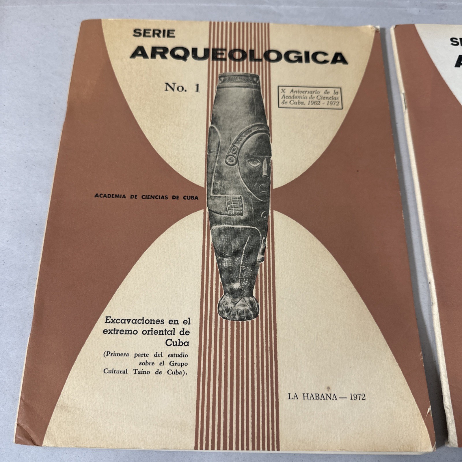 Serie Arqueologica Cuba Archaeology Rare Journal 1972 Photos Maps Volume 1 & 2