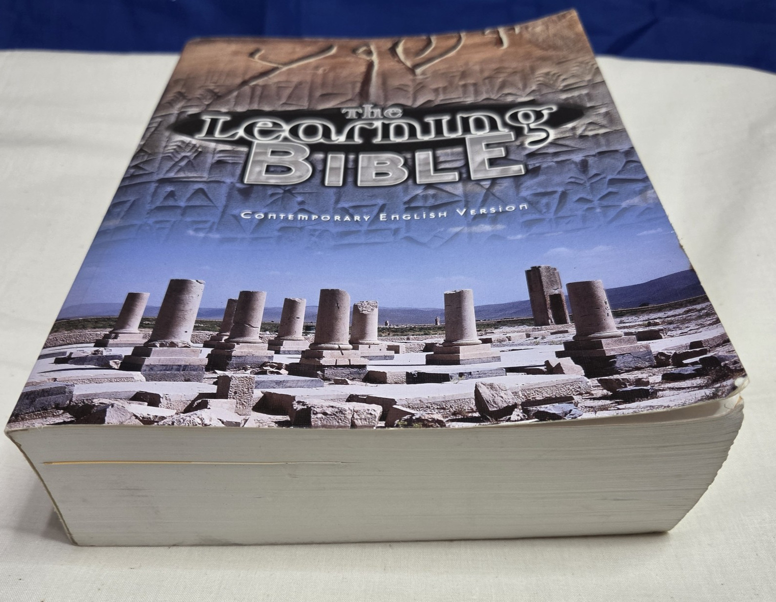 The Learning Bible Contemporary English Version Flex Cover 1995 VTG Pre-Loved