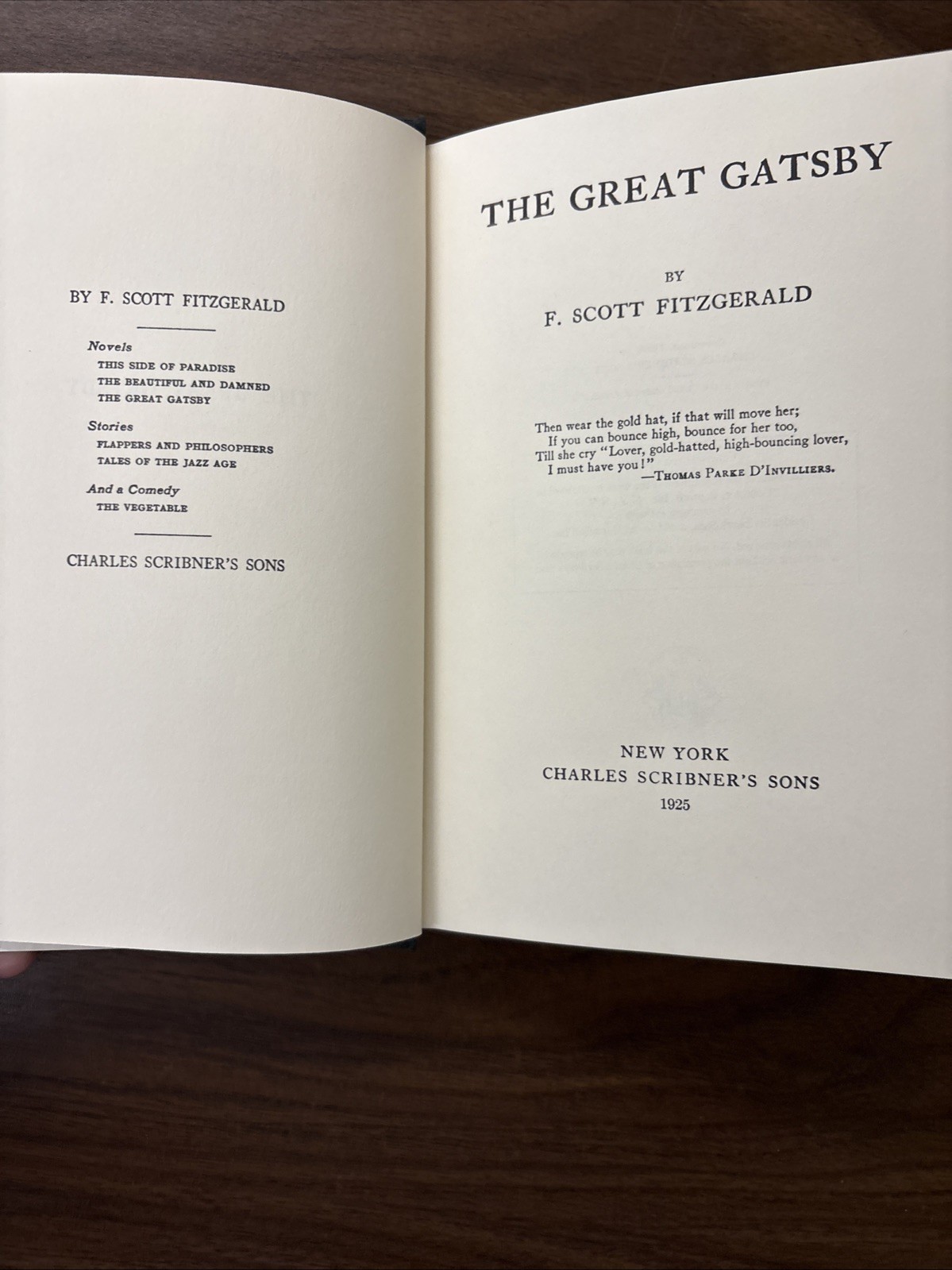 Great Gatsby F. Scott Fitzgerald 1953 Facsimile of the 1925 1st ed HCDJ slipcase