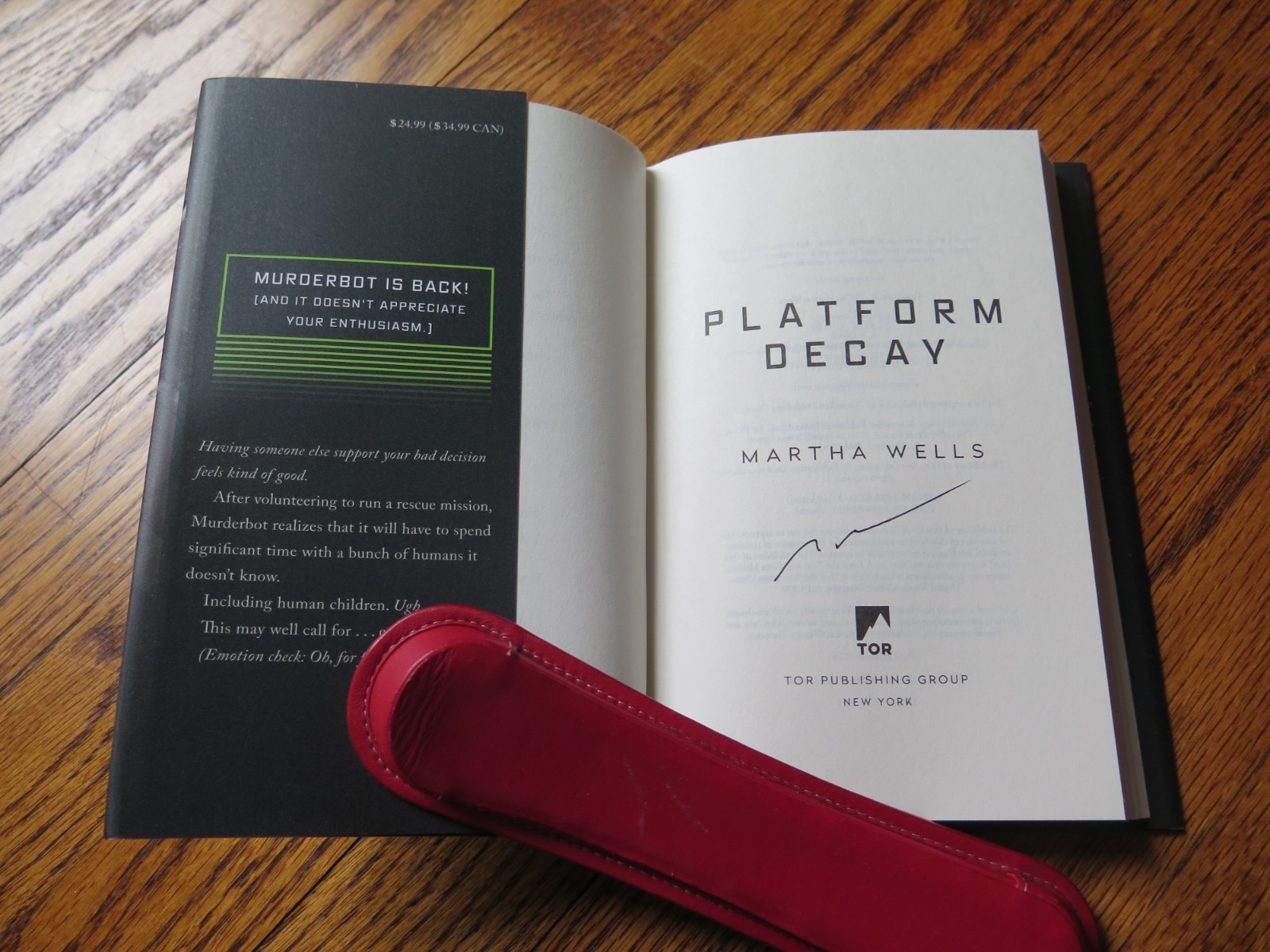 ALL 8 NOVELS SIGNED by Martha Wells | MURDERBOT DIARIES Complete | 1st Editions