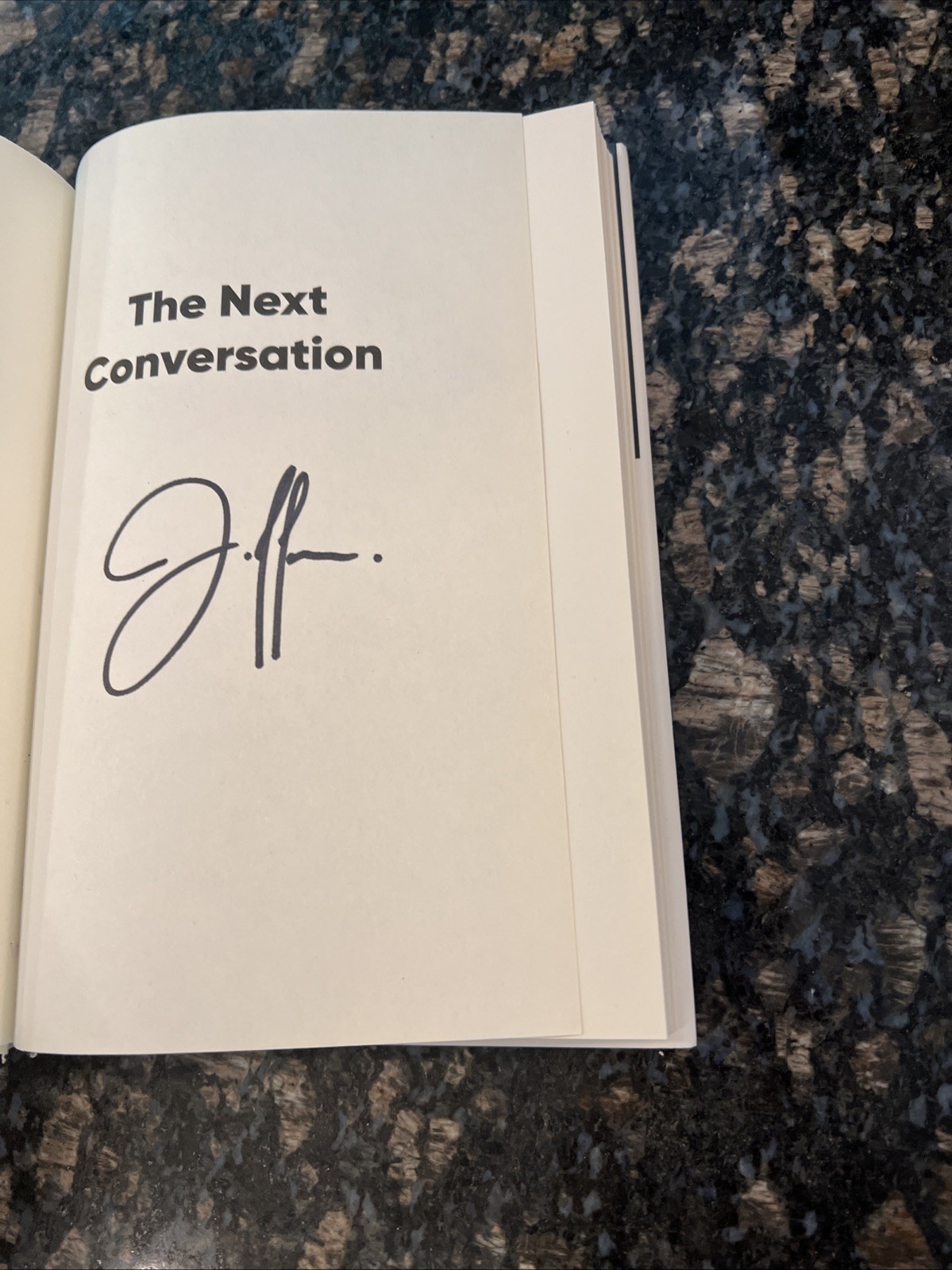 Next Conversation : Argue Less, Talk More by Jefferson Fisher 1st Print SIGNED