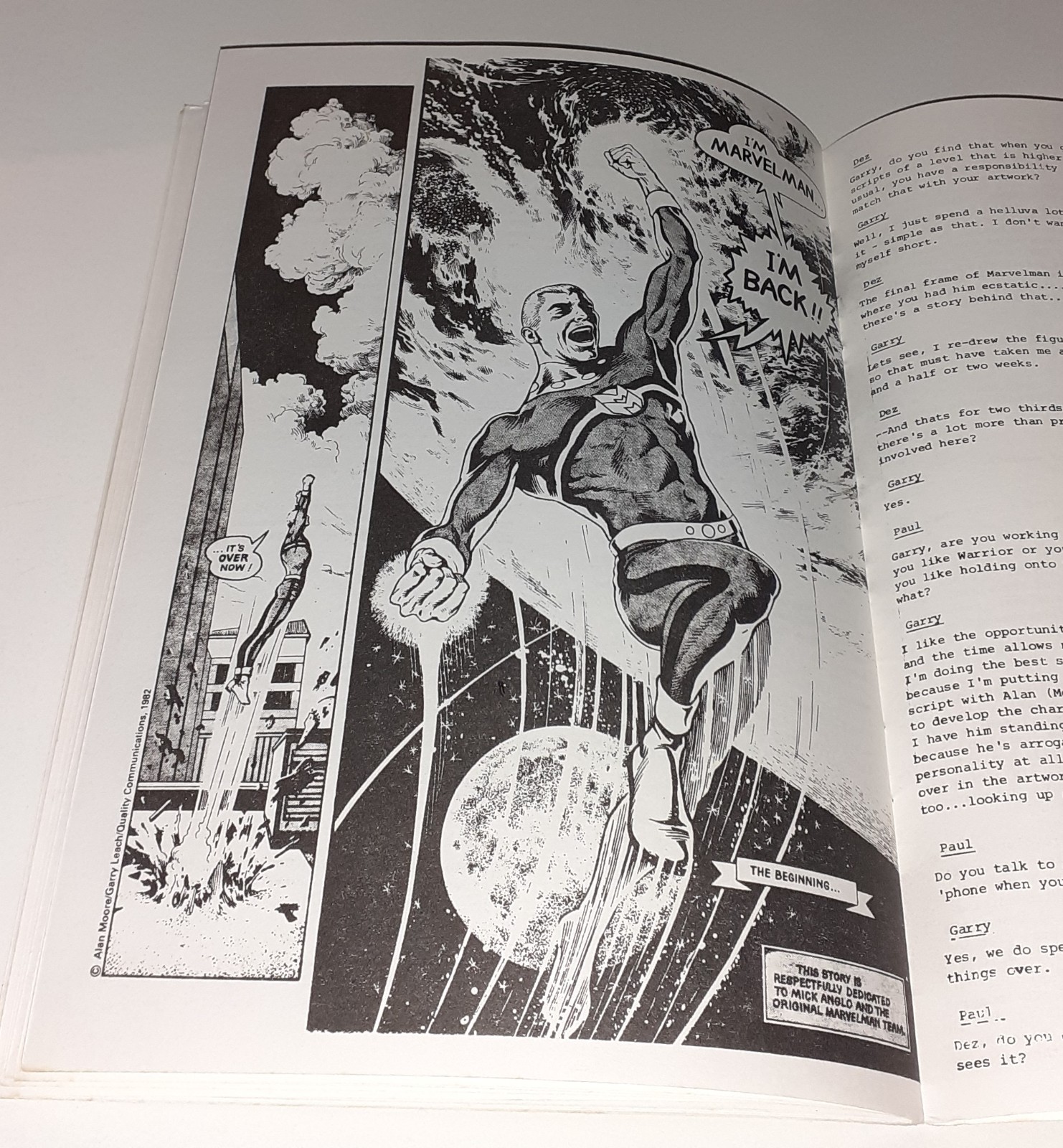 SSI JOURNAL 45 fanzine UK 1982 ALAN MOORE “DIE POOR!” Captain Britain Miracleman