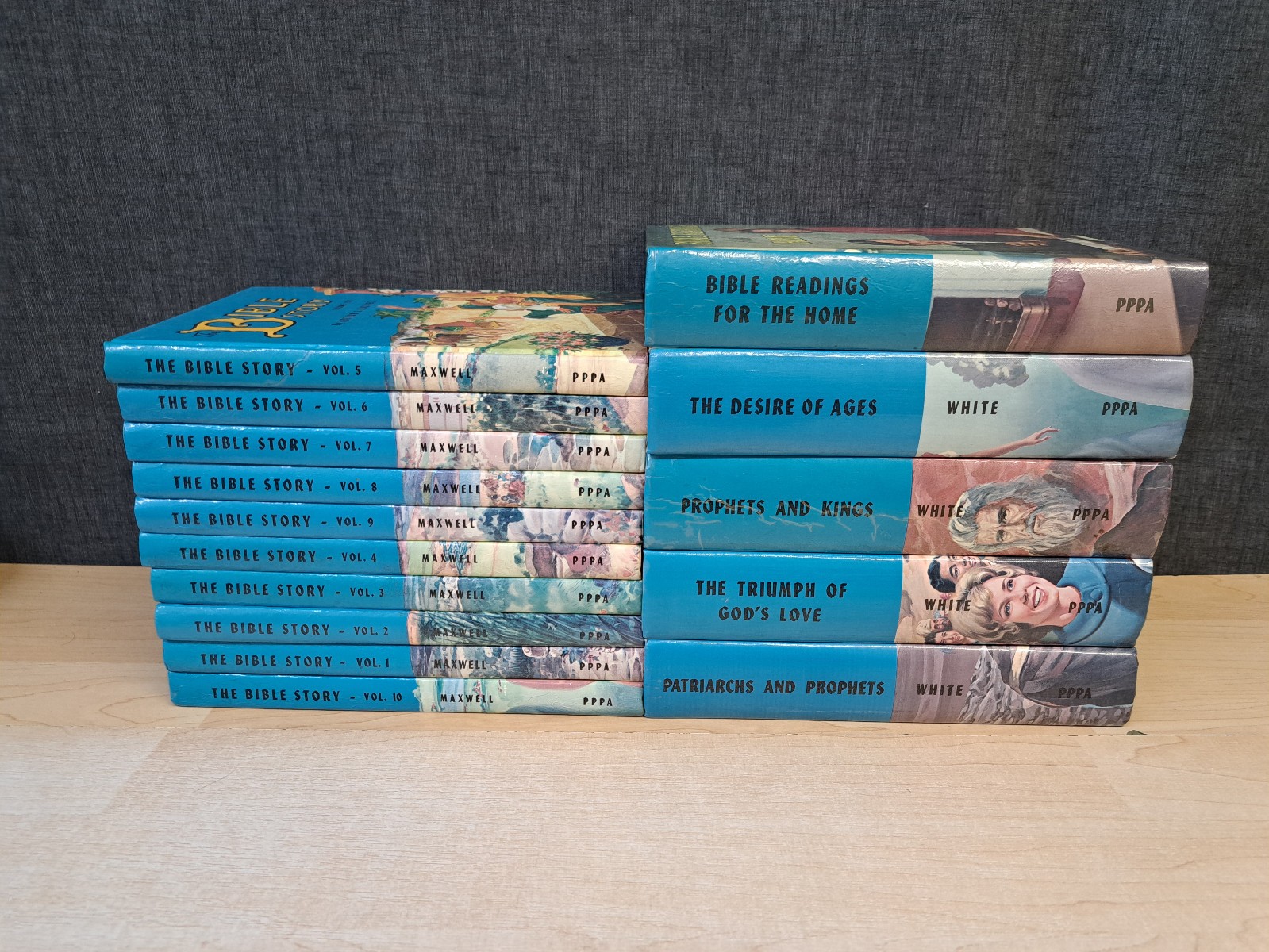 The Bible Story Vol 1-10 Srthur S. Maxwell & Ellen G White Pacific Press Pub