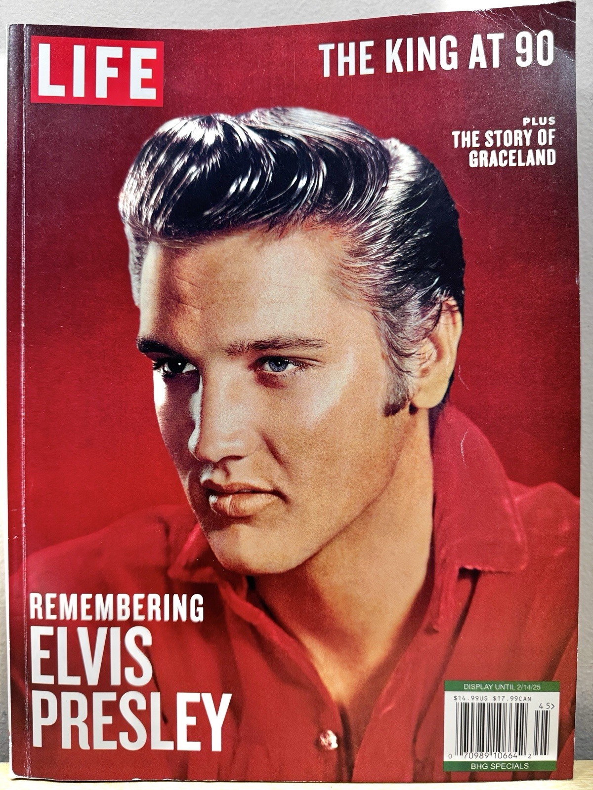 ELVIS: REMEMBERING THE KING AT 90 ~ LIFE MAGAZINE 2024 ~ *Damaged*
