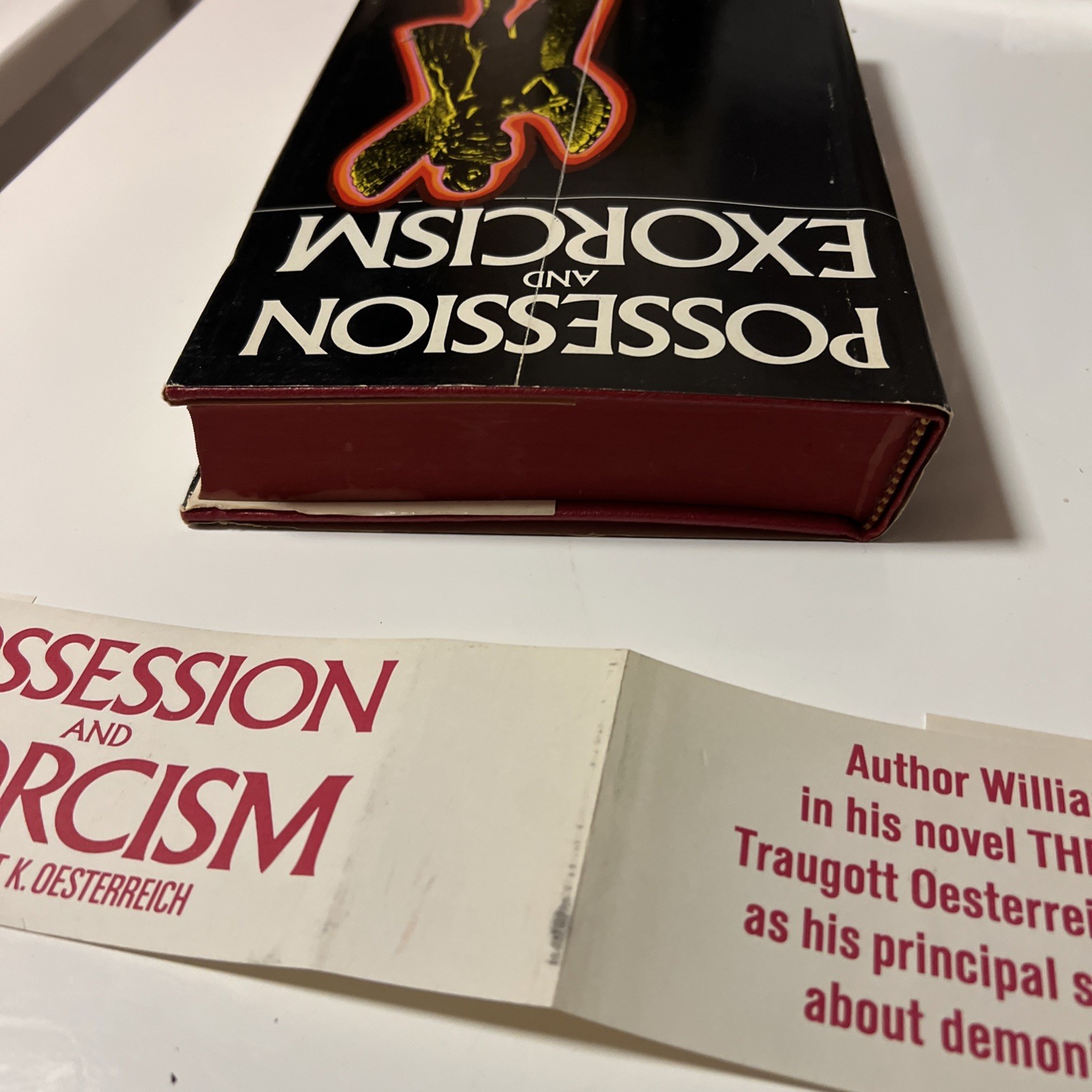 POSSESSION AND EXORCISM – Traugott K Oesterreich ( HC/DJ 1974) First Edition