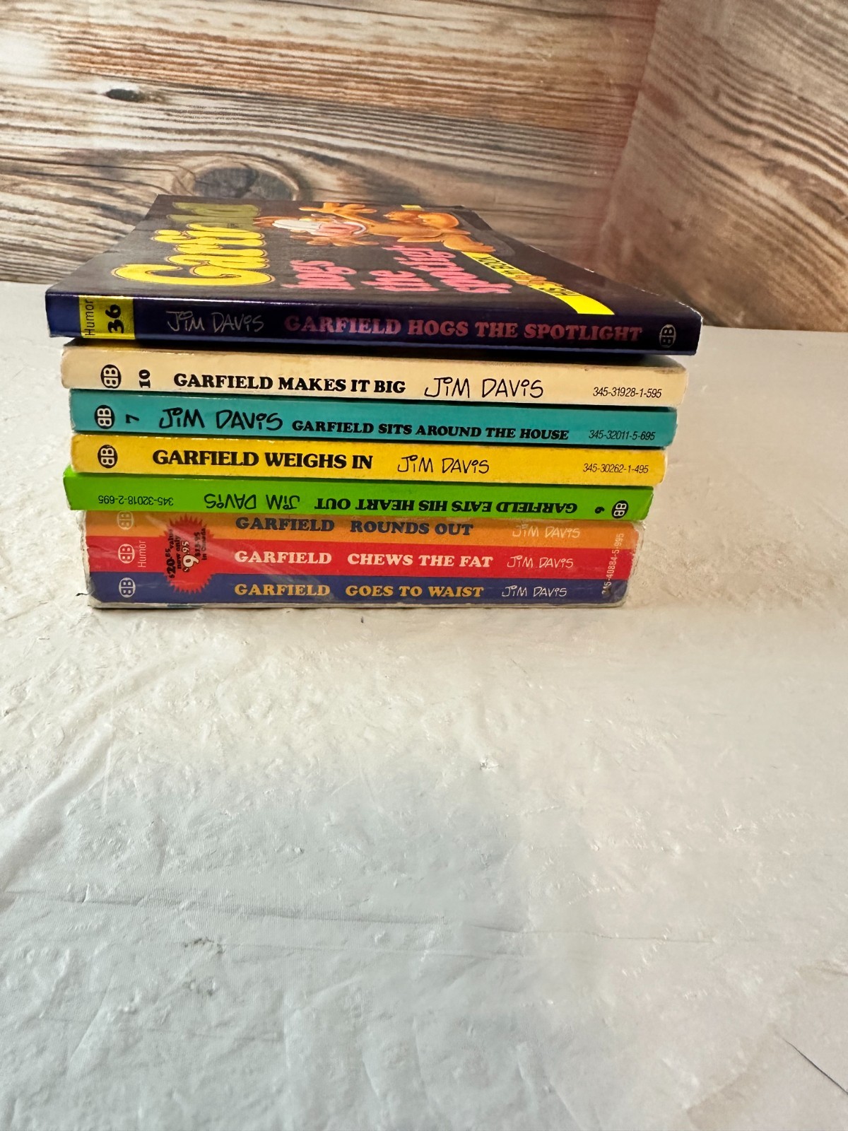 Vtg 1980s Garfield Universe Comic Strip Books Lot of 6 Paperback by Jim Davis